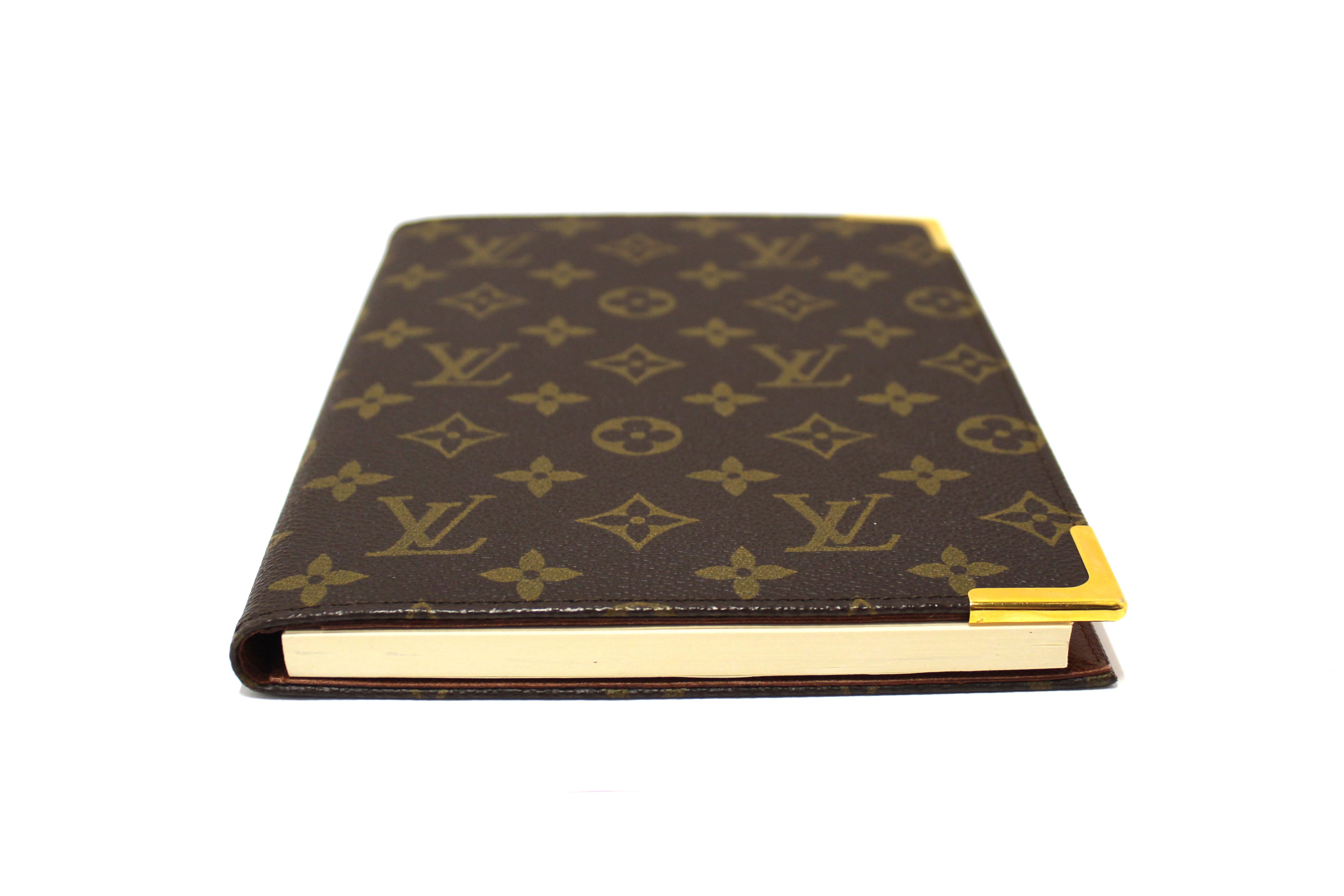 Authentic Vintage Louis Vuitton Monogram Canvas Desk Agenda Cover