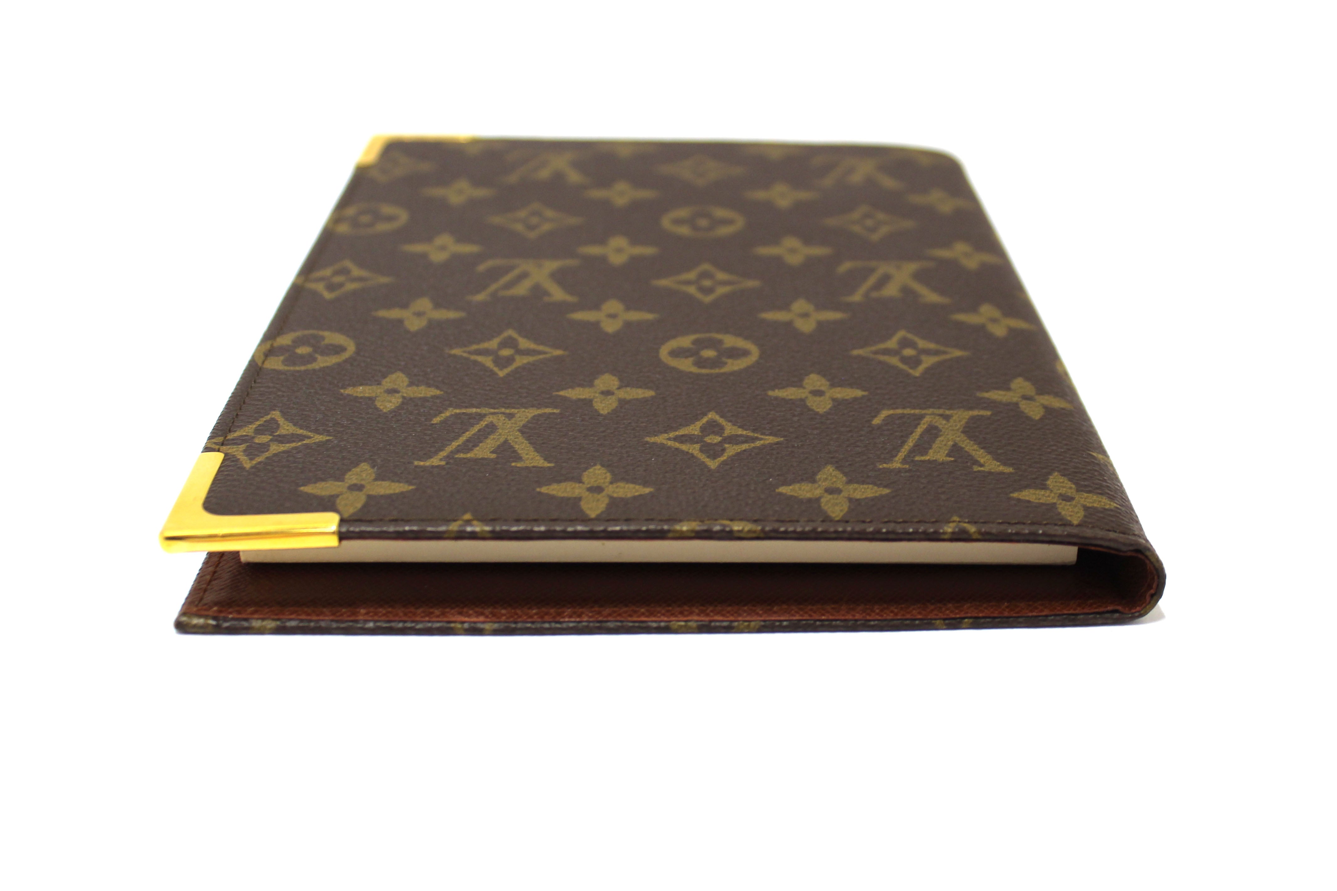 Authentic Vintage Louis Vuitton Monogram Canvas Desk Agenda Cover