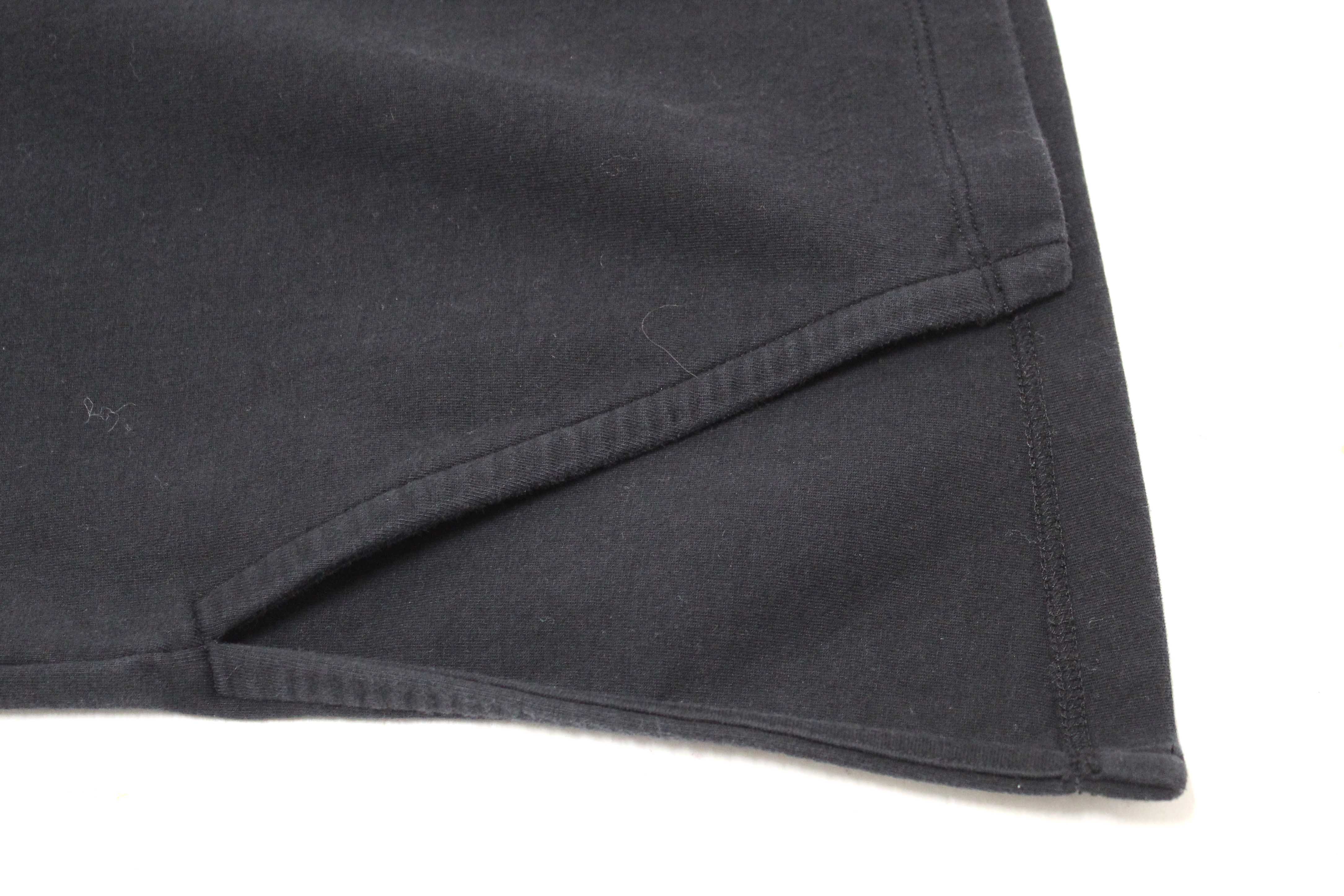 Authentic Loewe Black Cotton Logo Embroidered Shirt size S