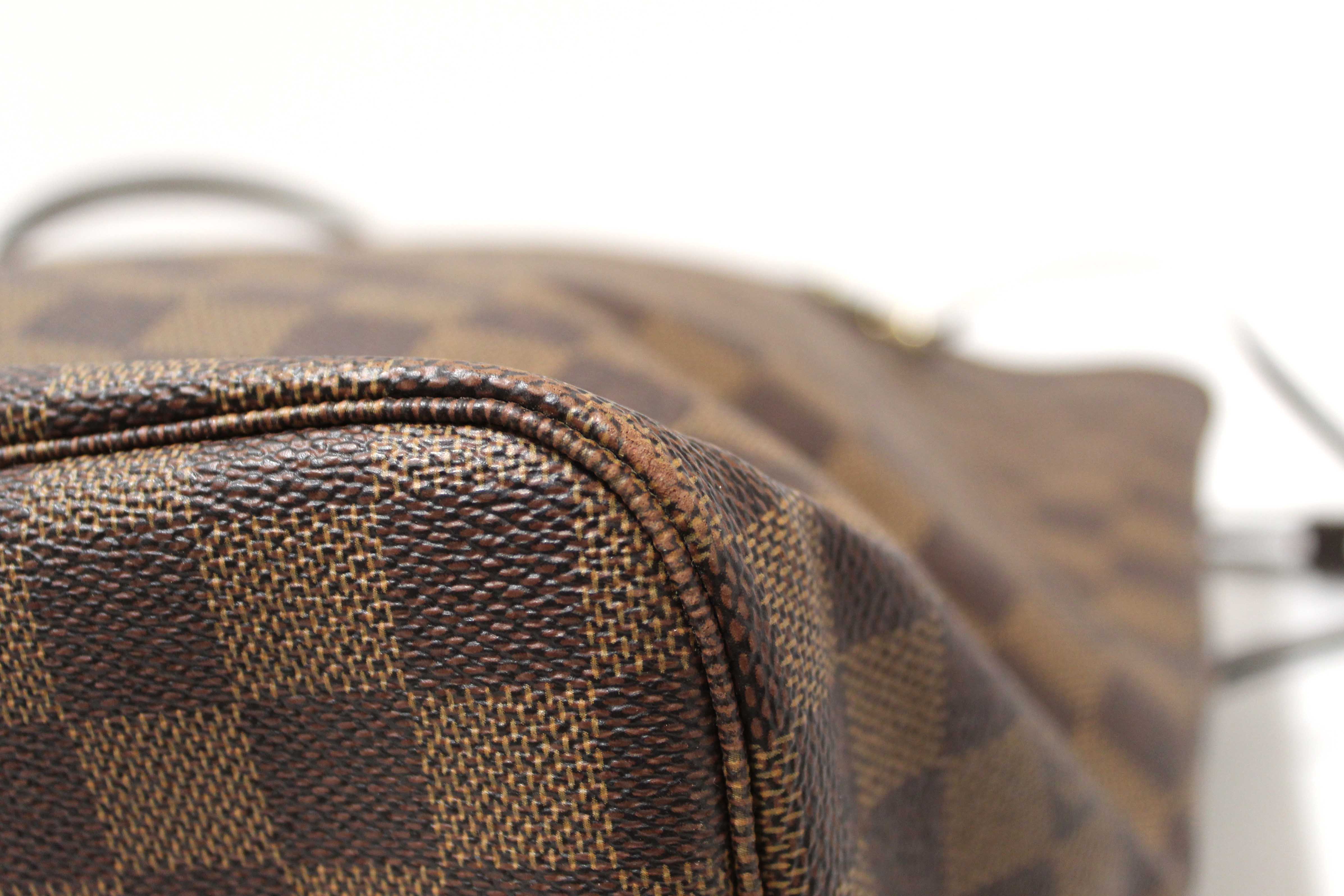 Authentic Louis Vuitton Damier Ebene Neverfull GM Tote Shoulder Bag