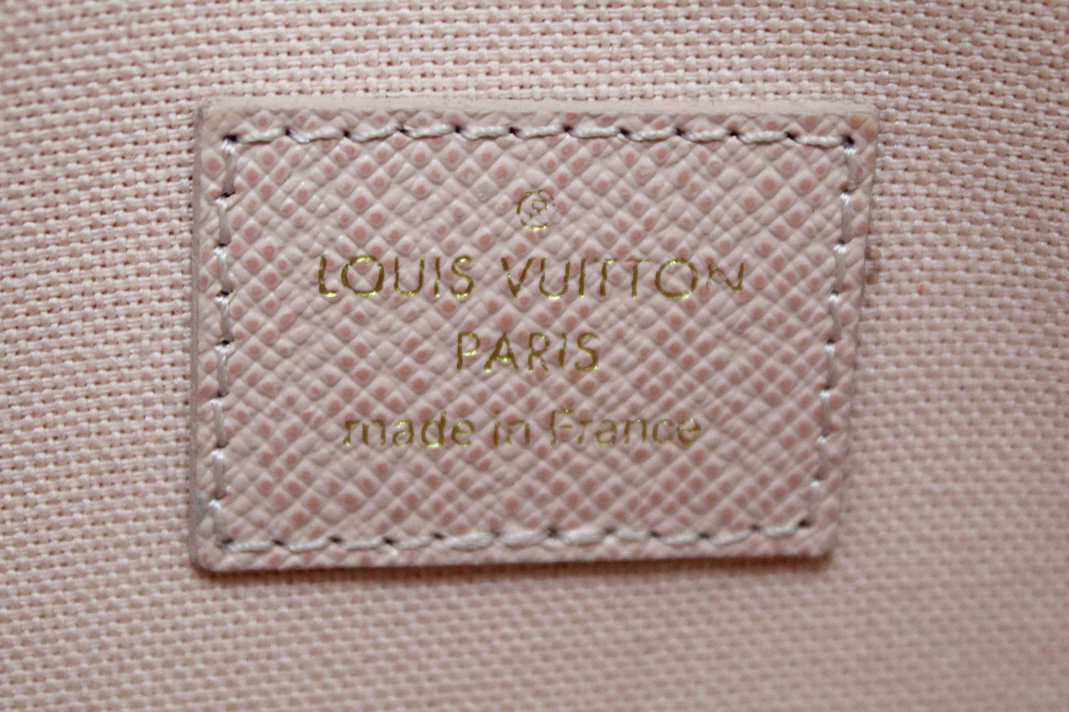 Authentic Louis Vuitton Damier Azur Felicie Pochette Crossbody Bag