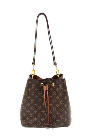Authentic Louis Vuitton Classic Monogram Brown NeoNoe Shoulder Bag