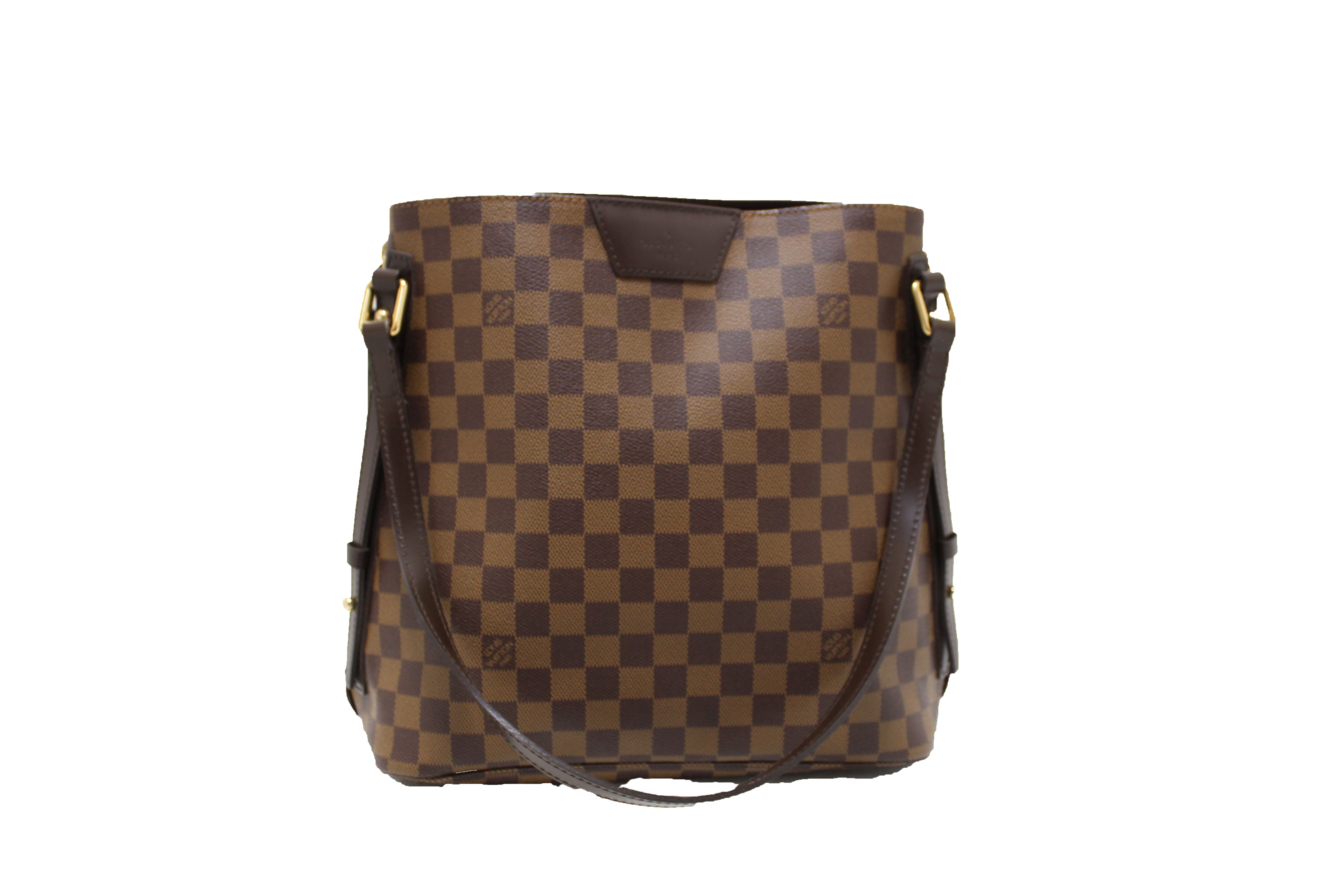 Louis Vuitton Cabas Rivington N41108 Damier Ebene Shoulder Tote Bag Brown