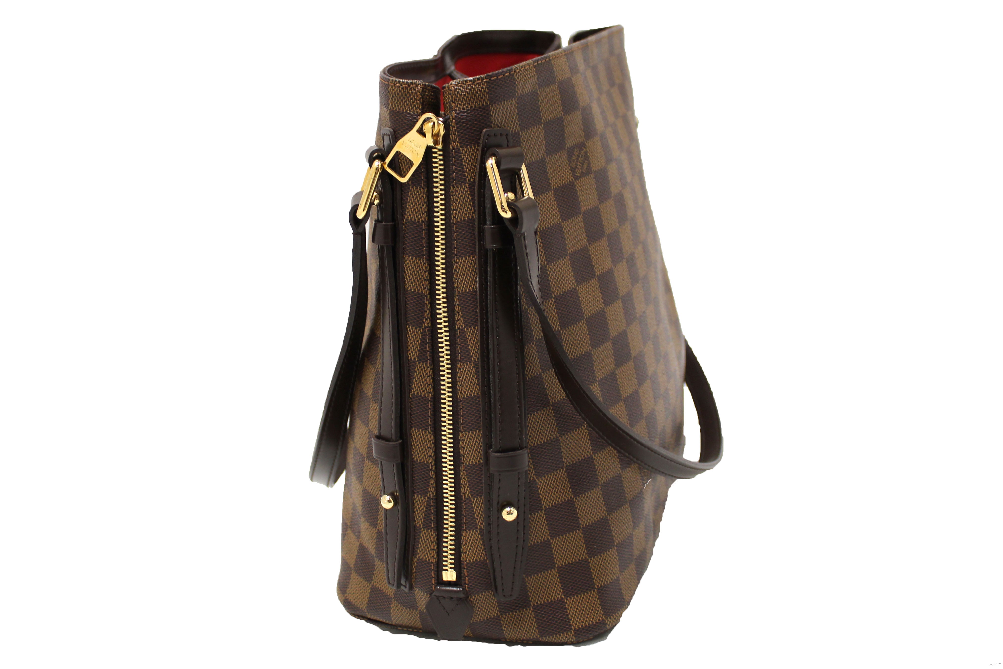 Pre-Owned Louis Vuitton Cabas Rivington Damier Ebene Shoulder Bag