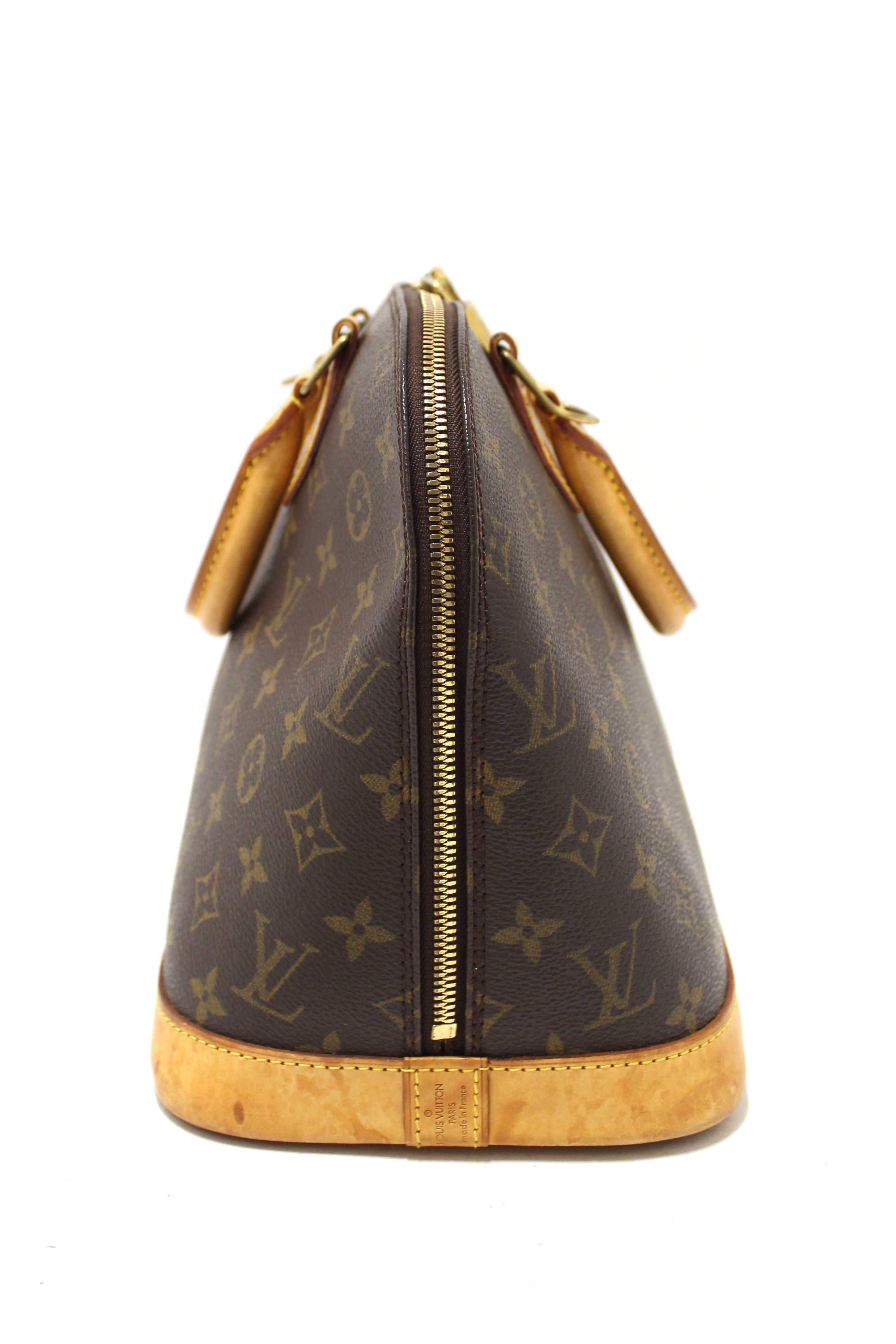 Authentic Louis Vuitton Classic Monogram Alma PM Handbag