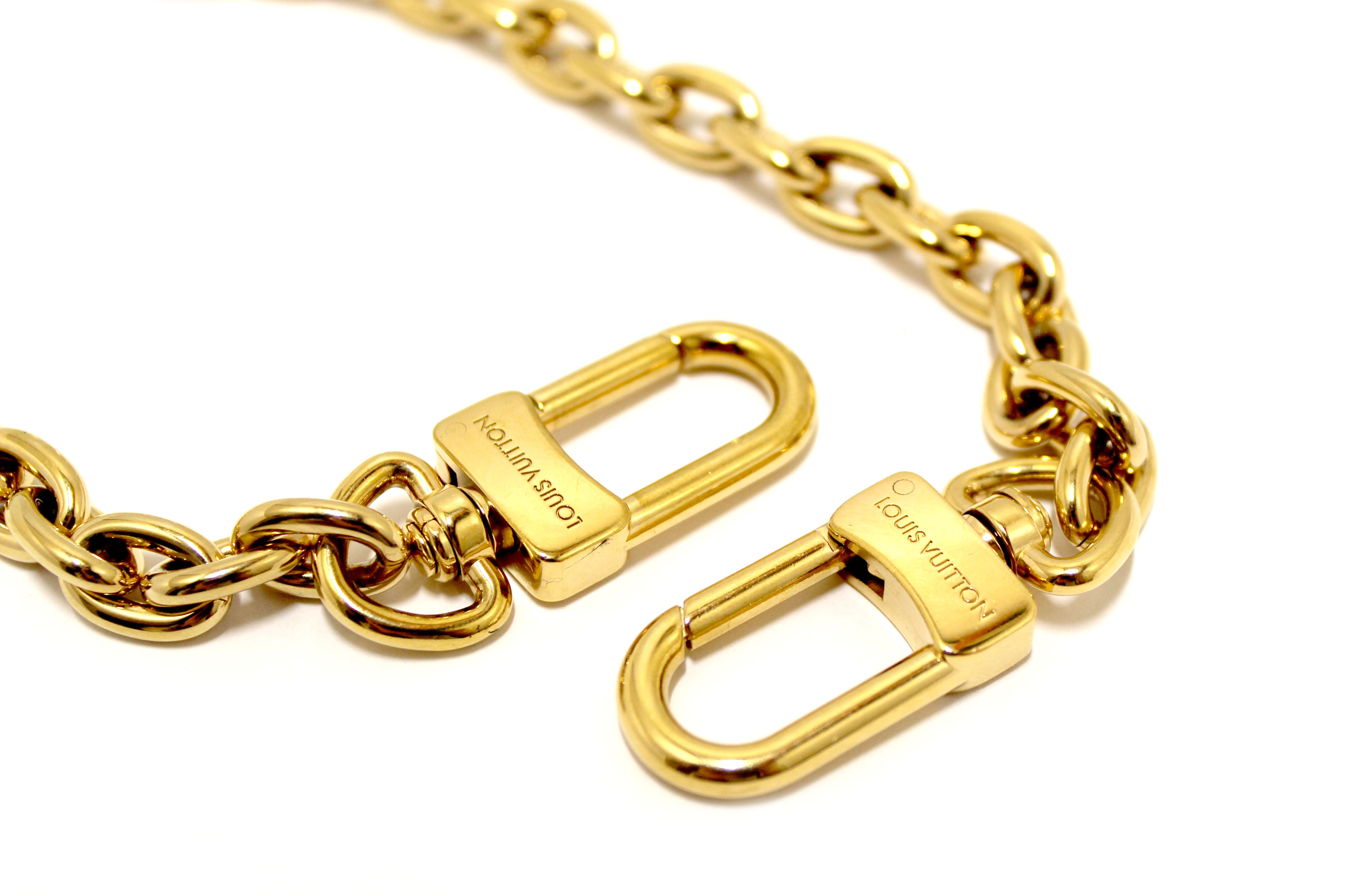 Authentic Louis Vuitton Loop Hobo Metal Chain Shoulder Strap