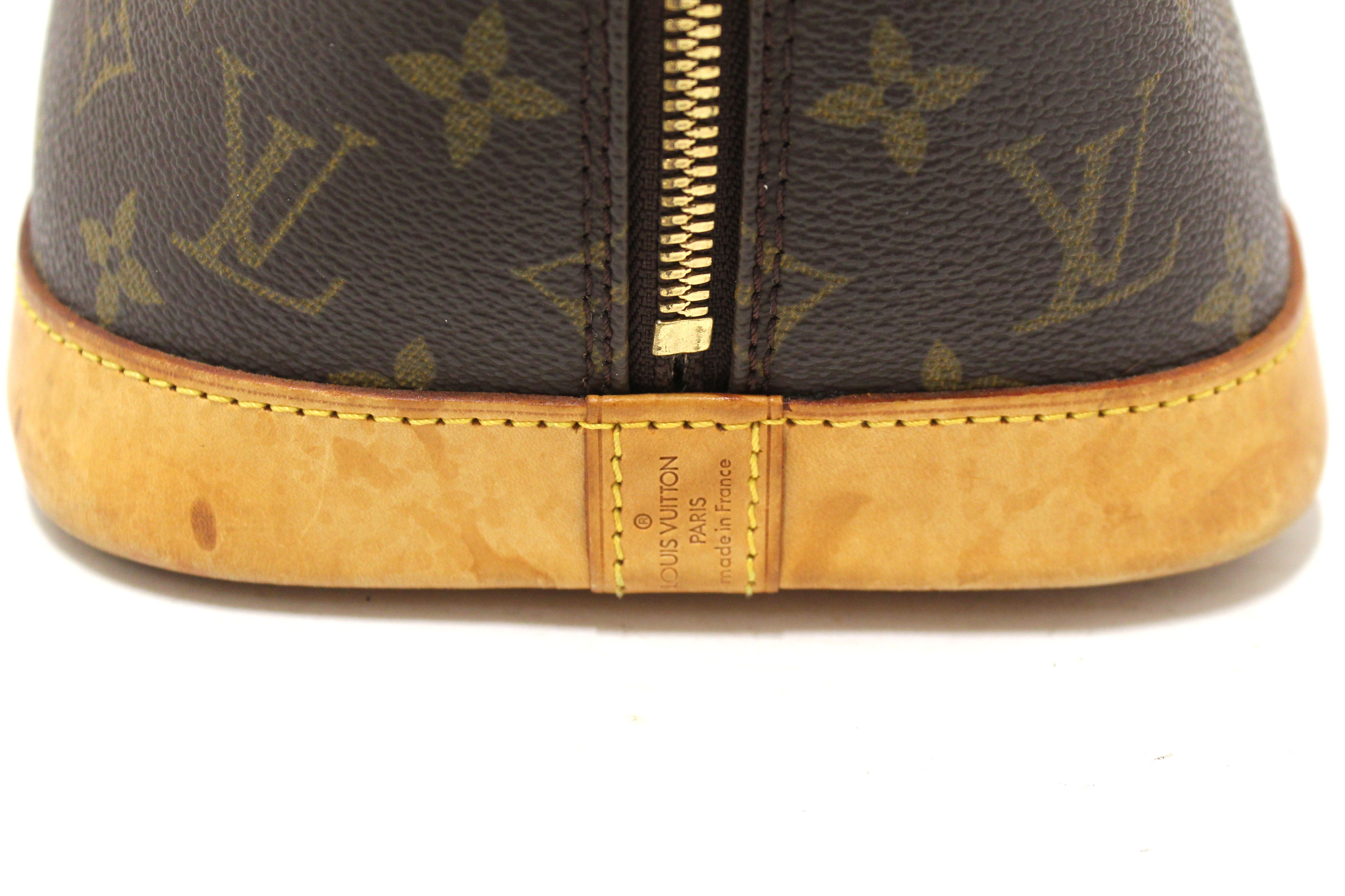 Authentic Louis Vuitton Classic Monogram Alma PM Handbag