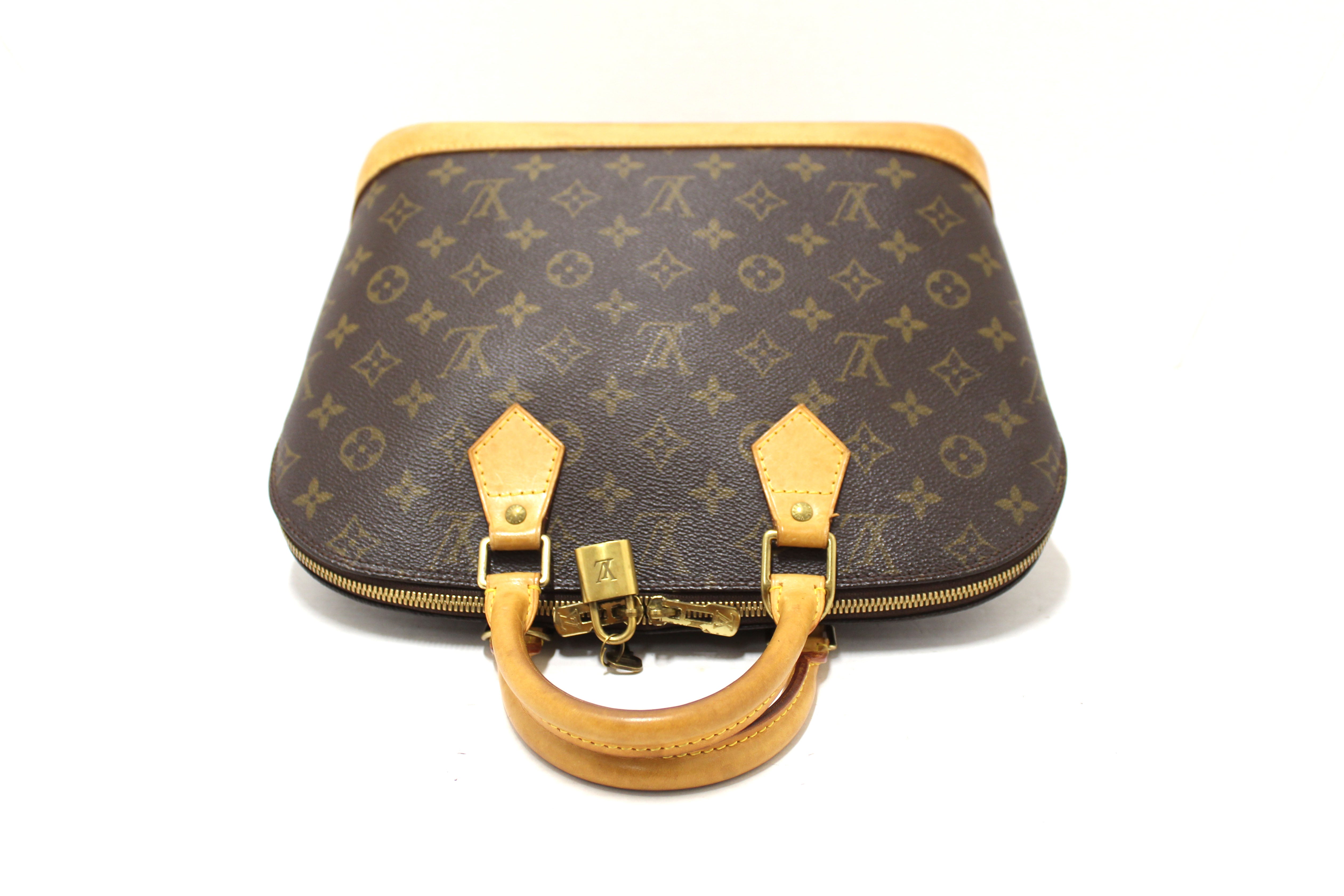 Authentic Louis Vuitton Classic Monogram Alma PM Handbag