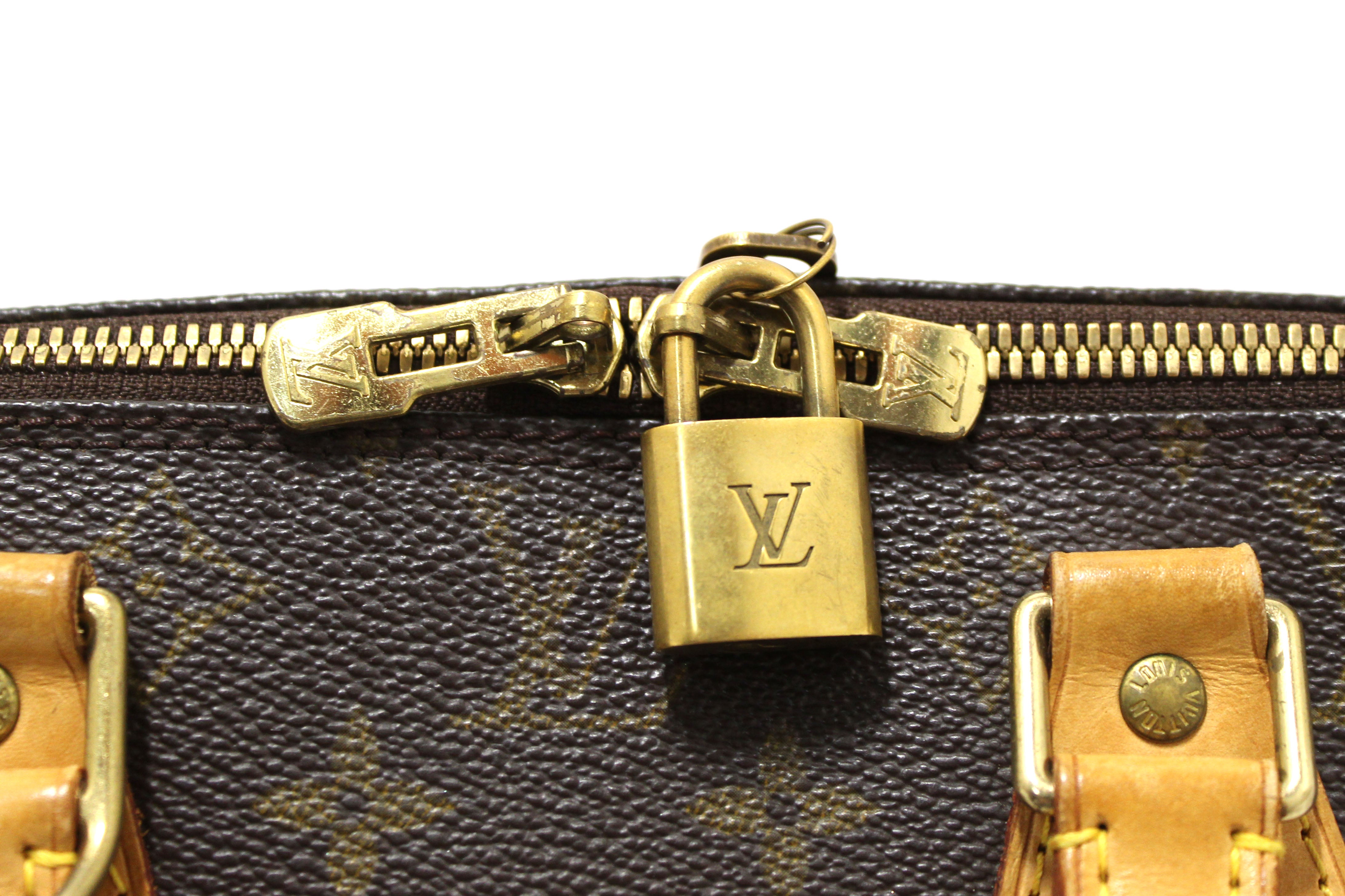 Authentic Louis Vuitton Classic Monogram Alma PM Handbag