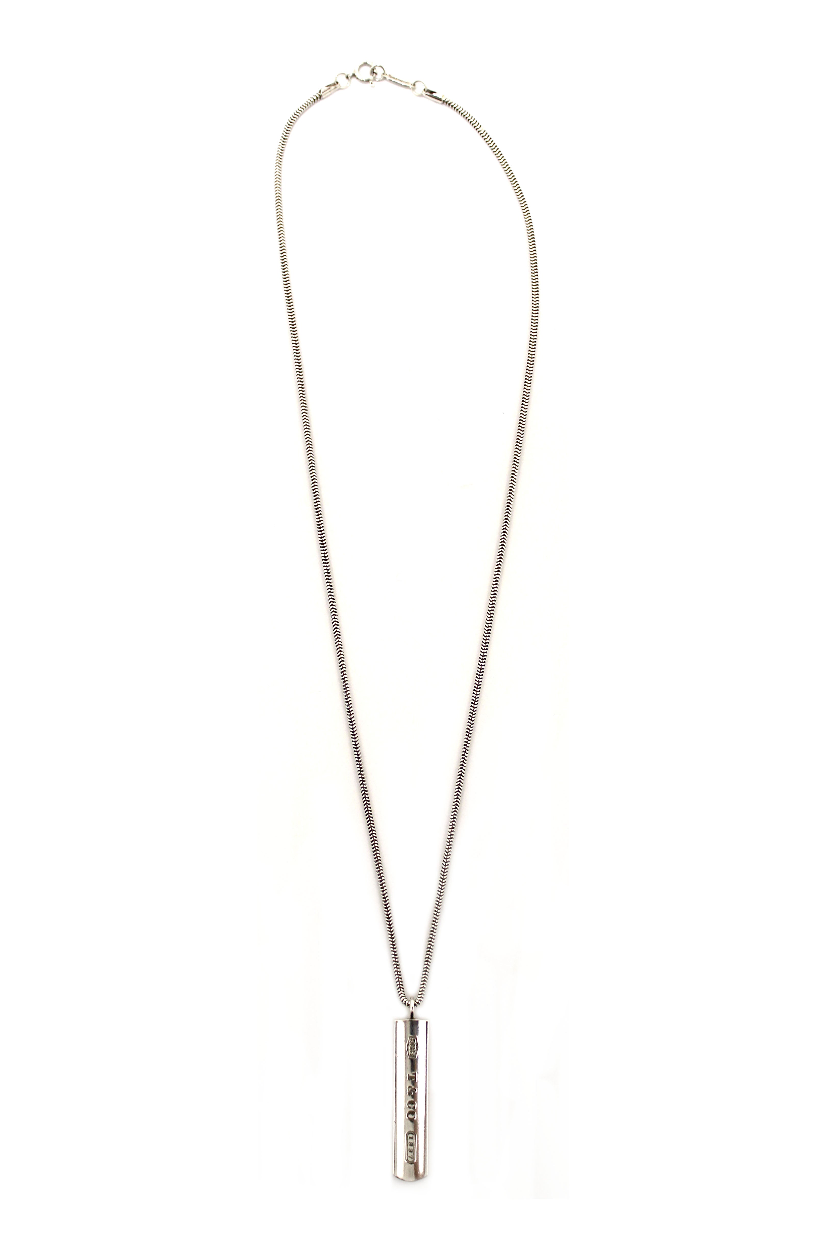 TIFFANY & Co 18K Yellow Gold T Open Vertical Bar Necklace LXGKM-79 | Tiffany  & Co. | Buy at TrueFacet