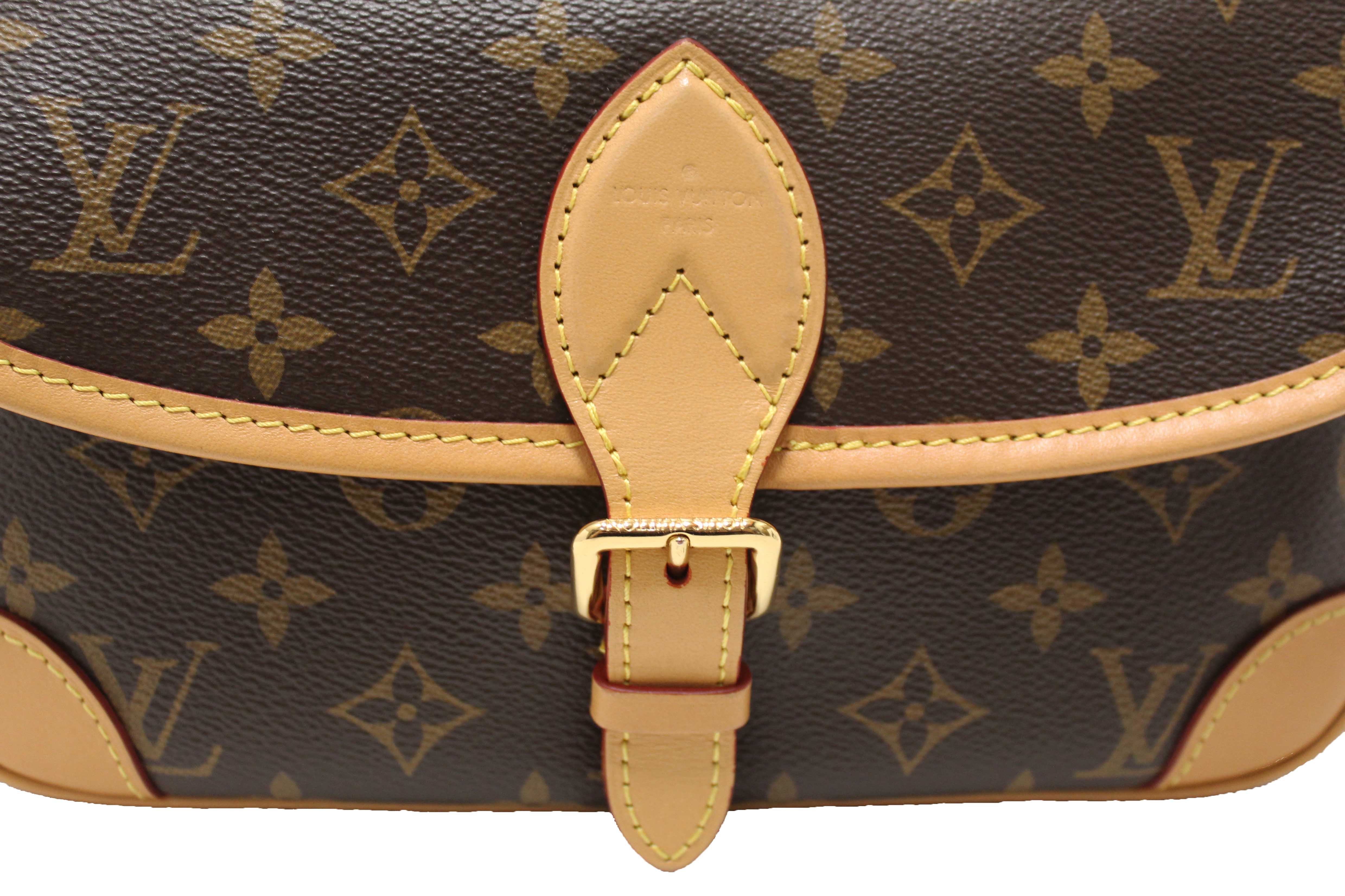 Authentic Louis Vuitton Classic Monogram Diana Shoulder Bag