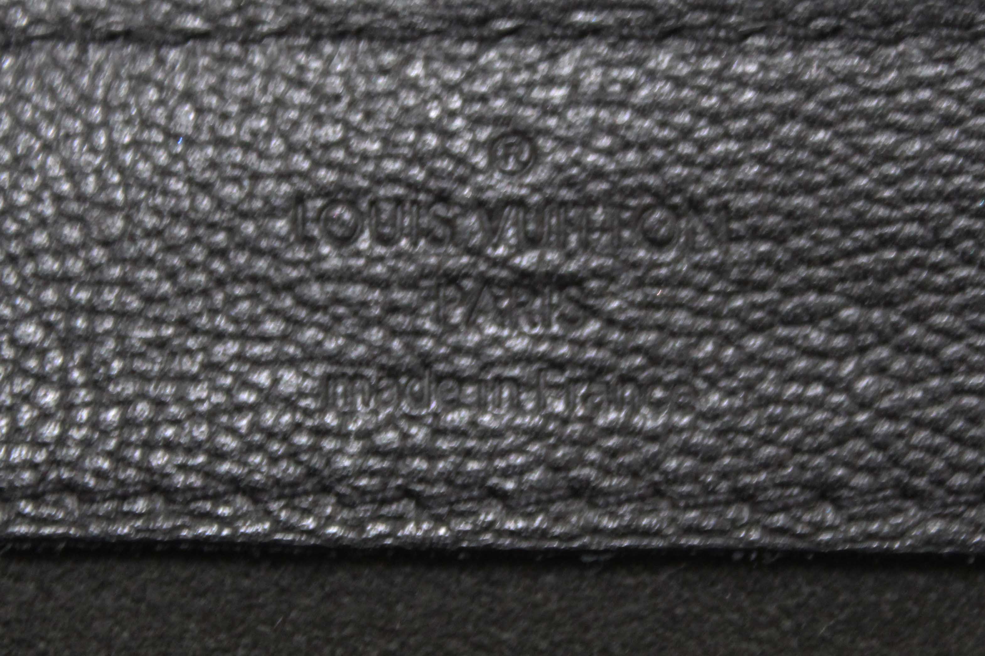 Authentic Louis Vuitton Black Monogram Leather Very One Handle Handbag