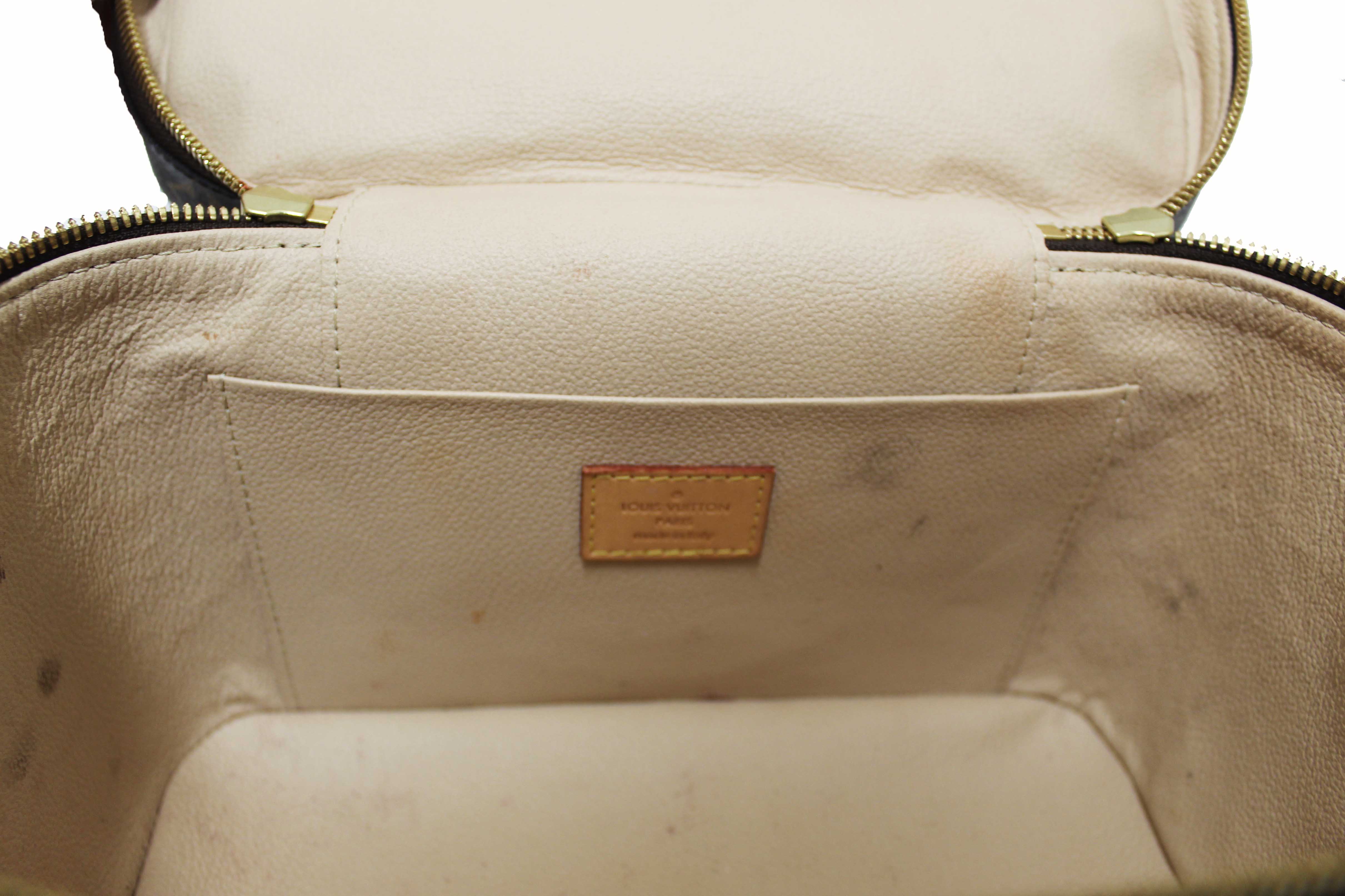 Authentic Louis Vuitton Classic Monogram Nice BB Vanity Beauty Case