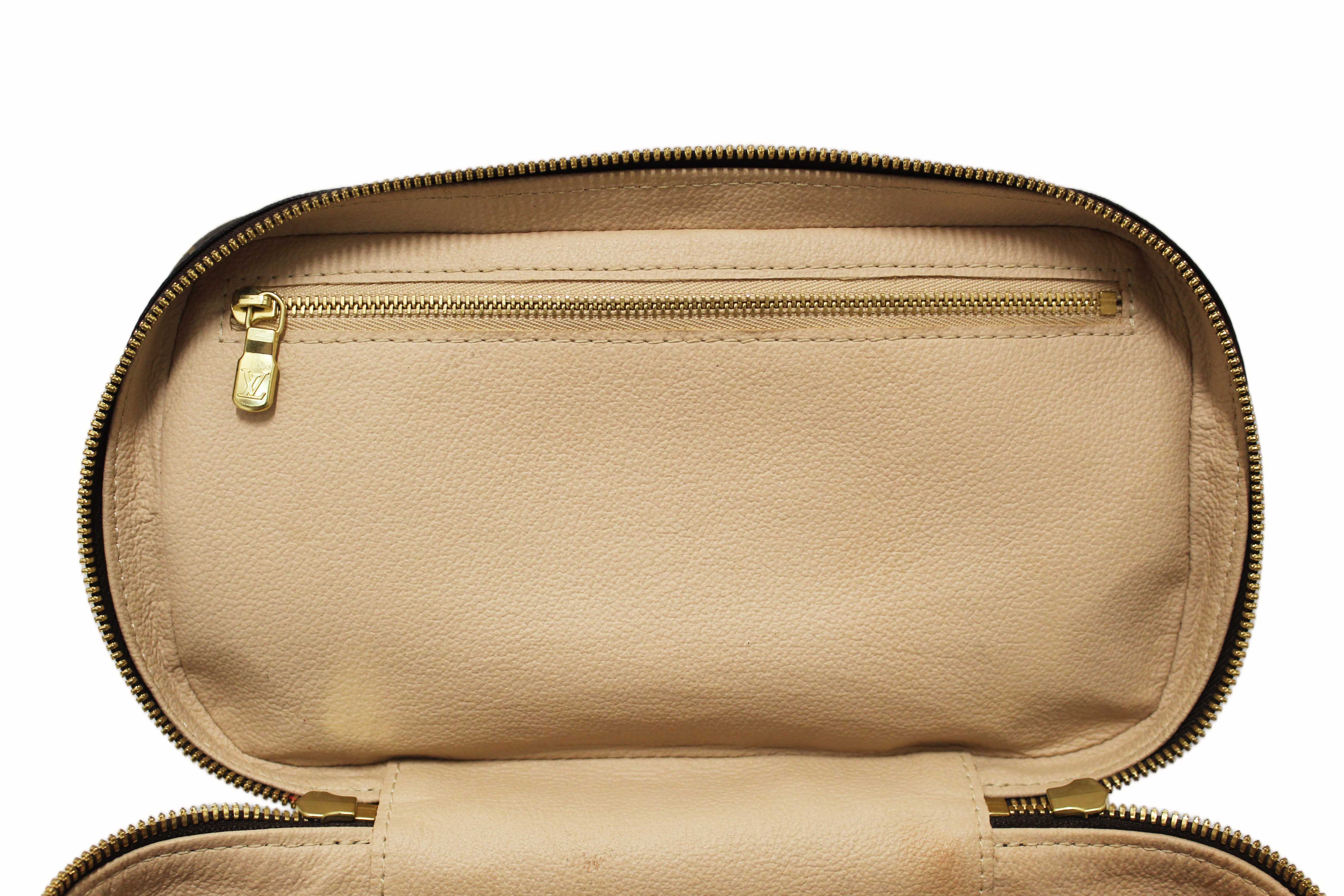 Authentic Louis Vuitton Classic Monogram Nice BB Vanity Beauty Case