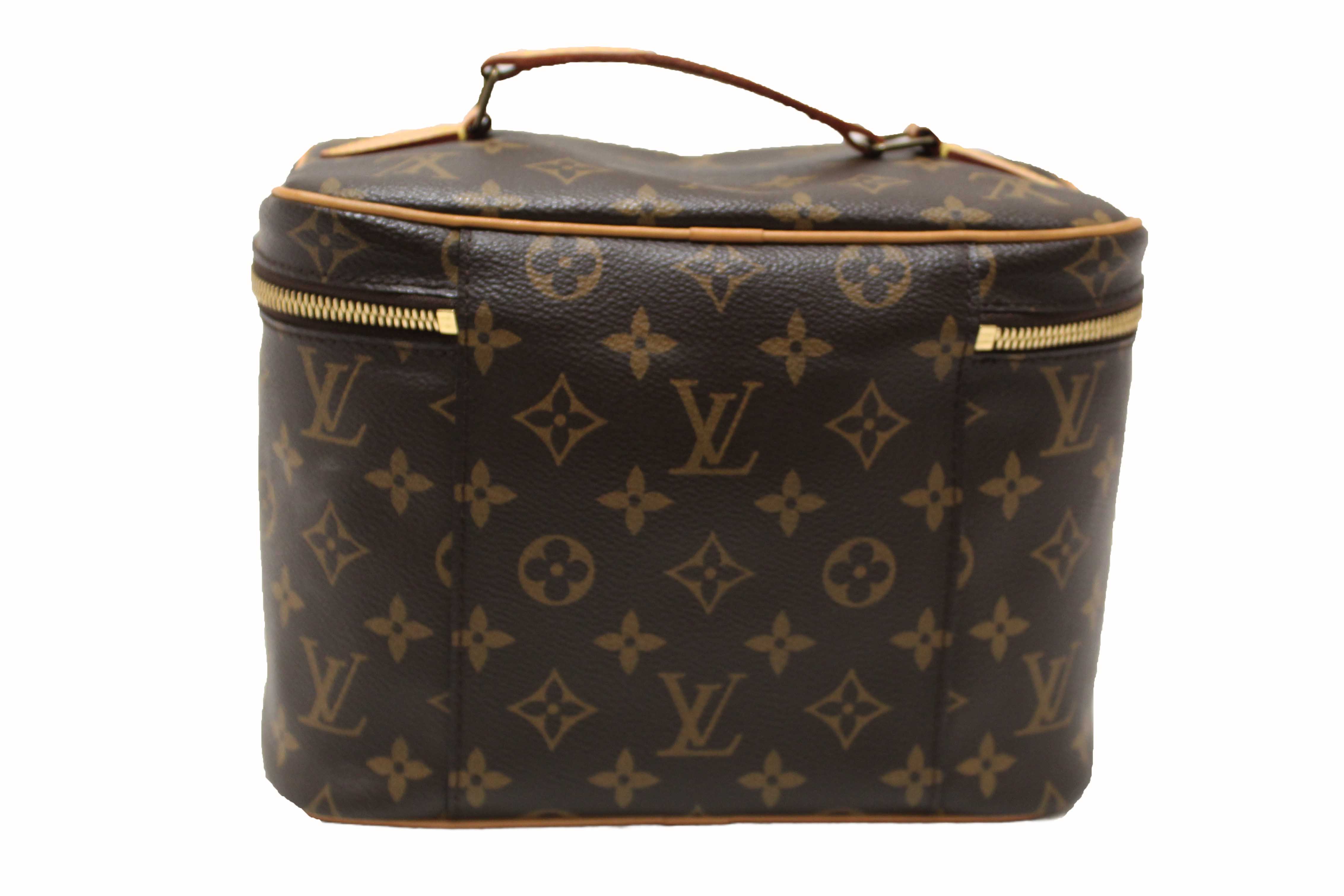Authentic Louis Vuitton Classic Monogram Nice BB Vanity Beauty Case