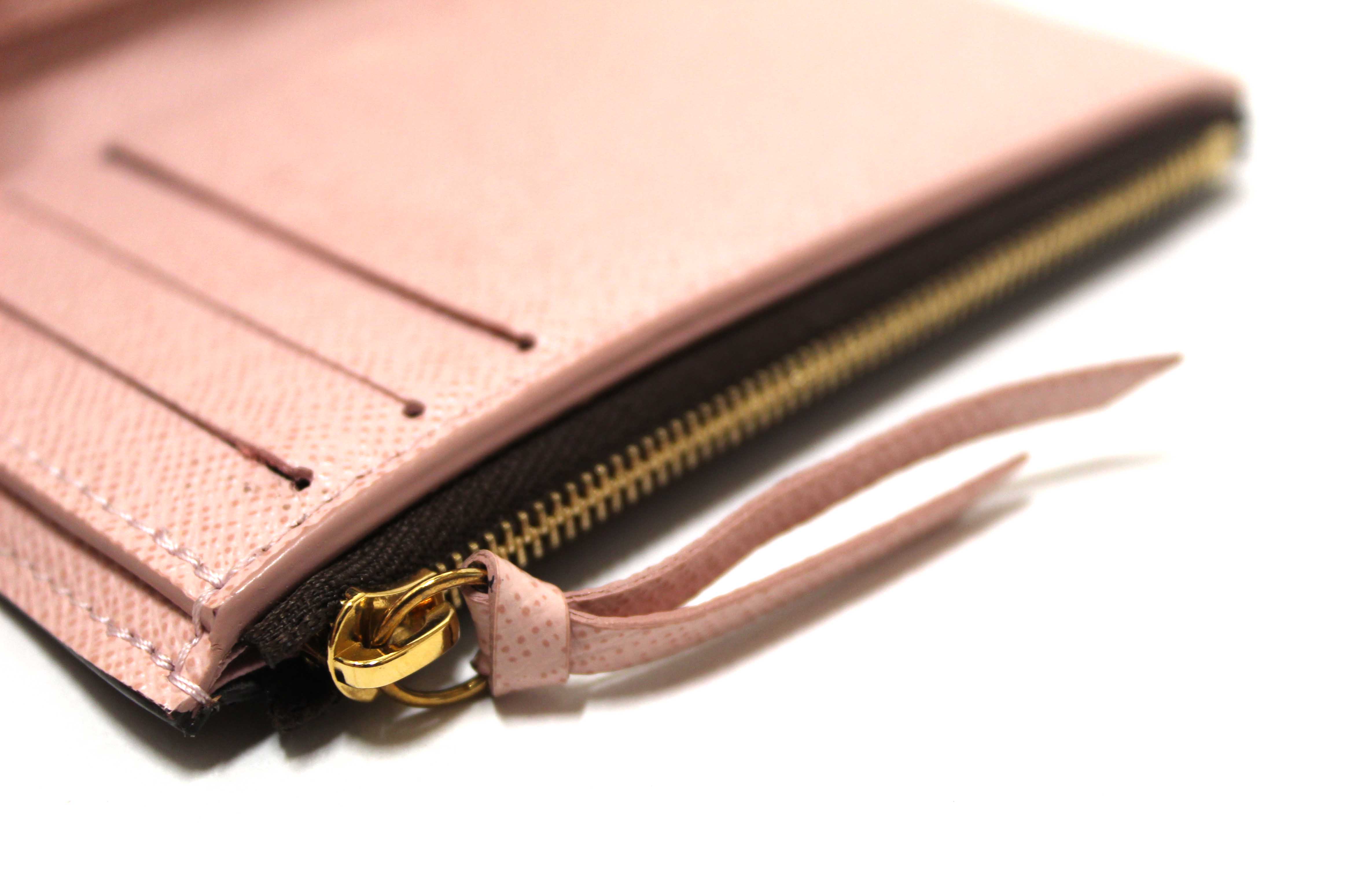 Authentic Louis Vuitton Classic Monogram Rose Ballerine Pink Victorine Wallet