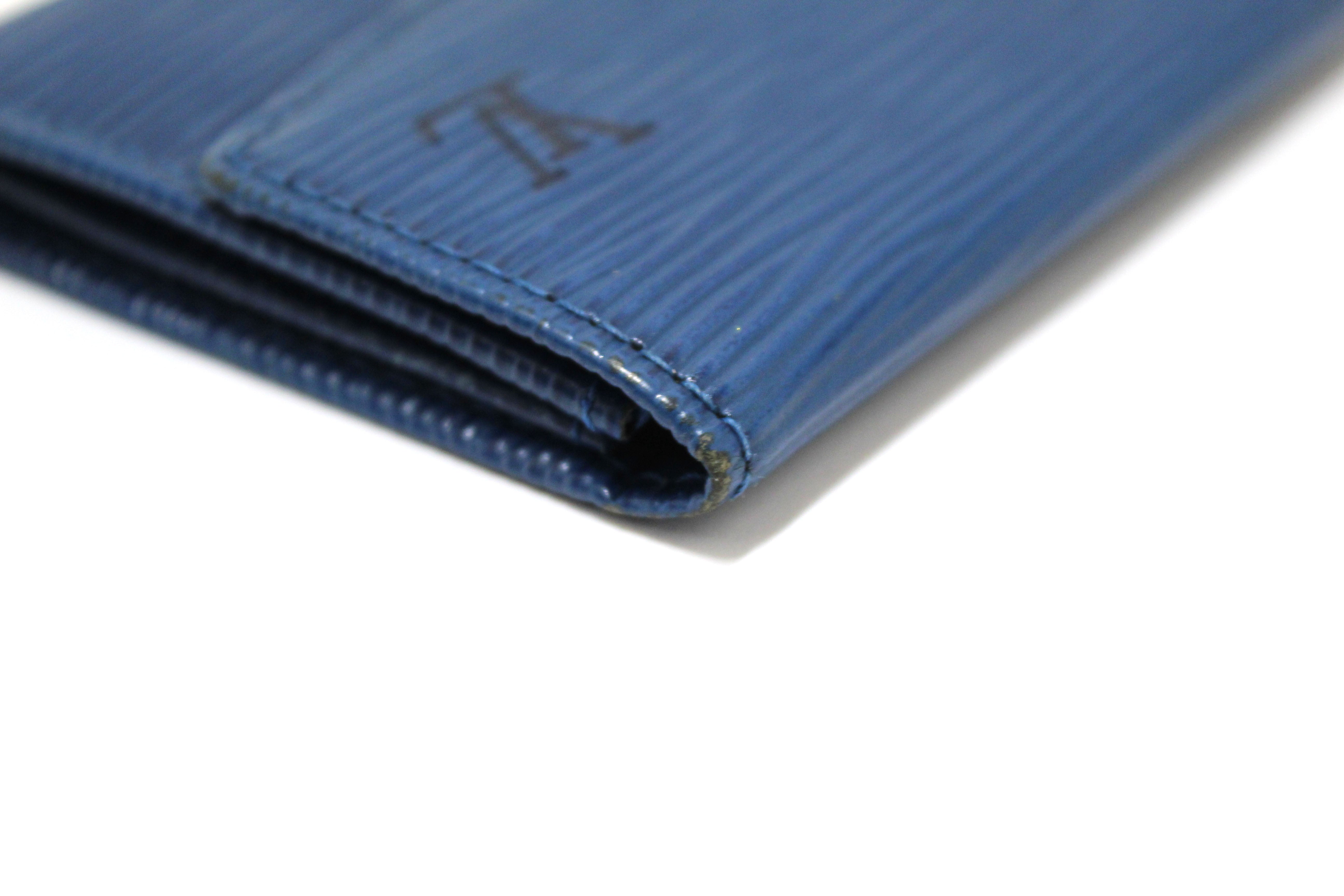 Louis Vuitton Card Holder - Toledo Blue Epi Leather – PROVENANCE
