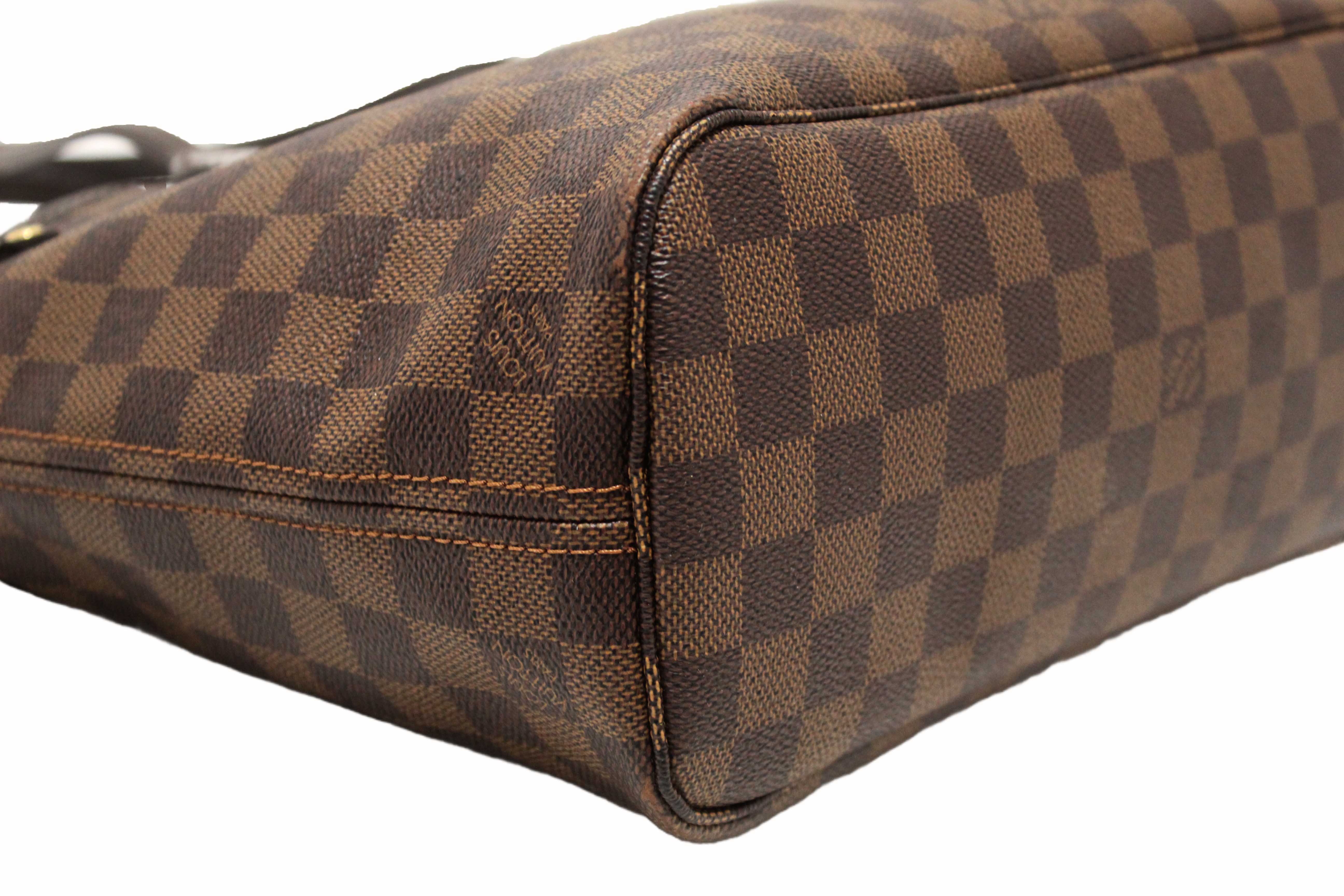 Authentic Louis Vuitton Damier Ebene Neverfull PM Tote Bag