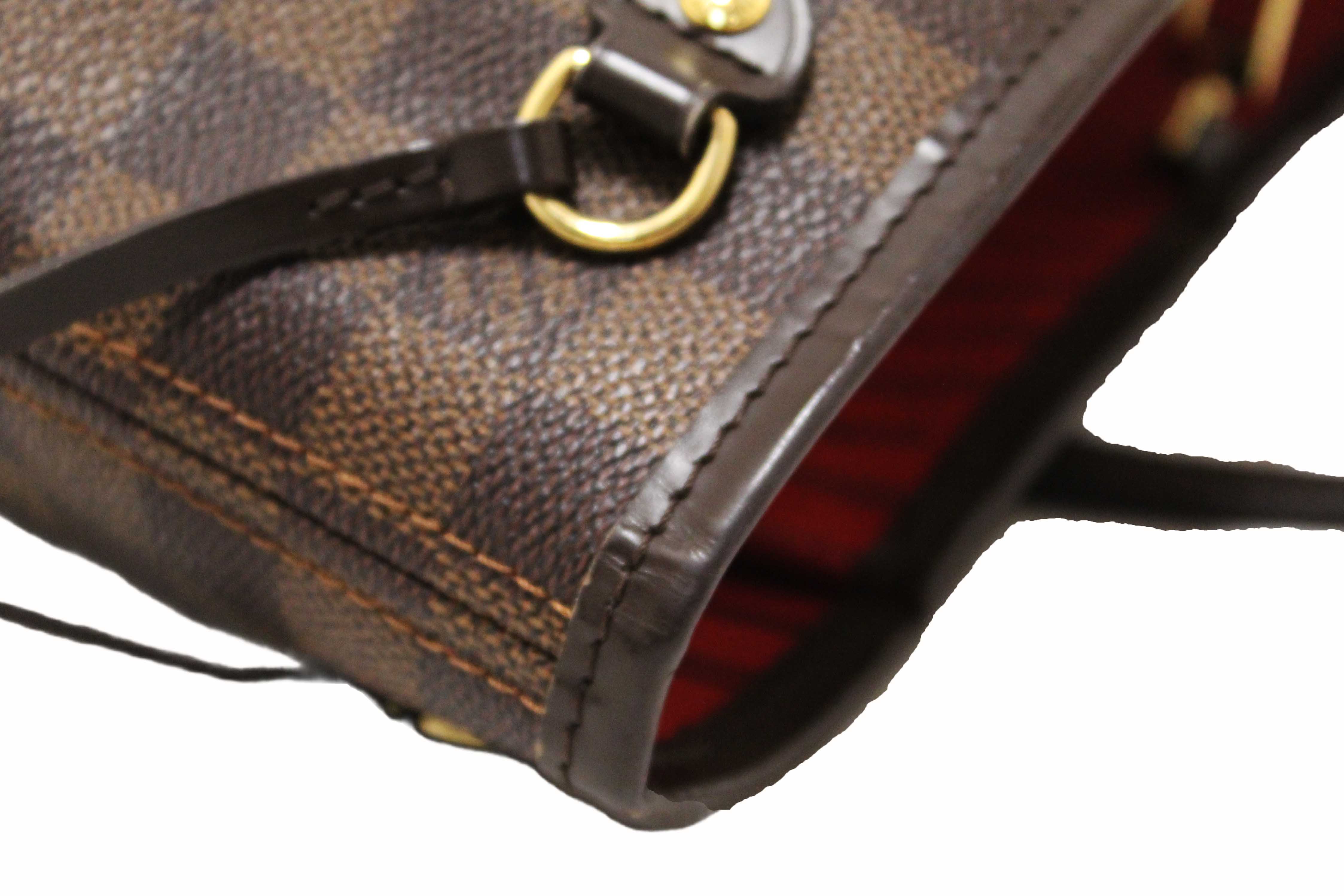 Authentic Louis Vuitton Damier Ebene Neverfull PM Tote Bag
