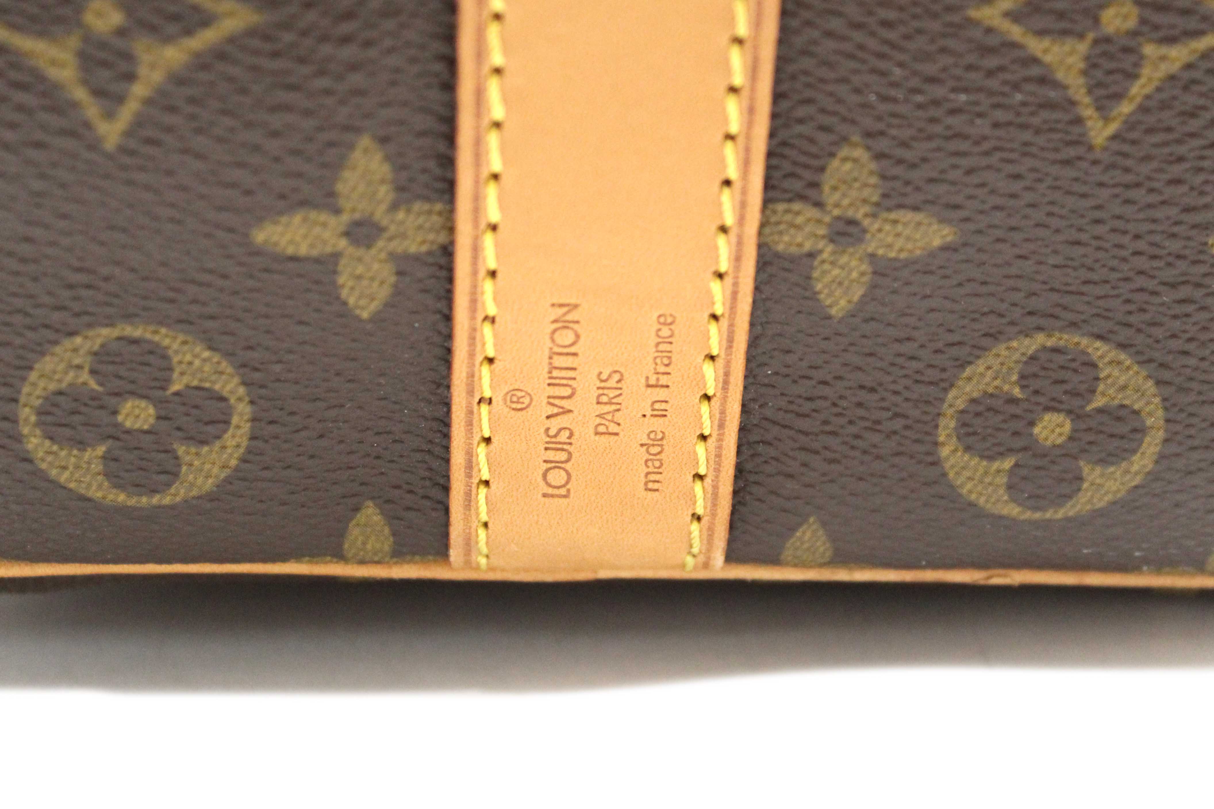 Authentic Louis Vuitton Classic Monogram Keepall 50 Travel Bag