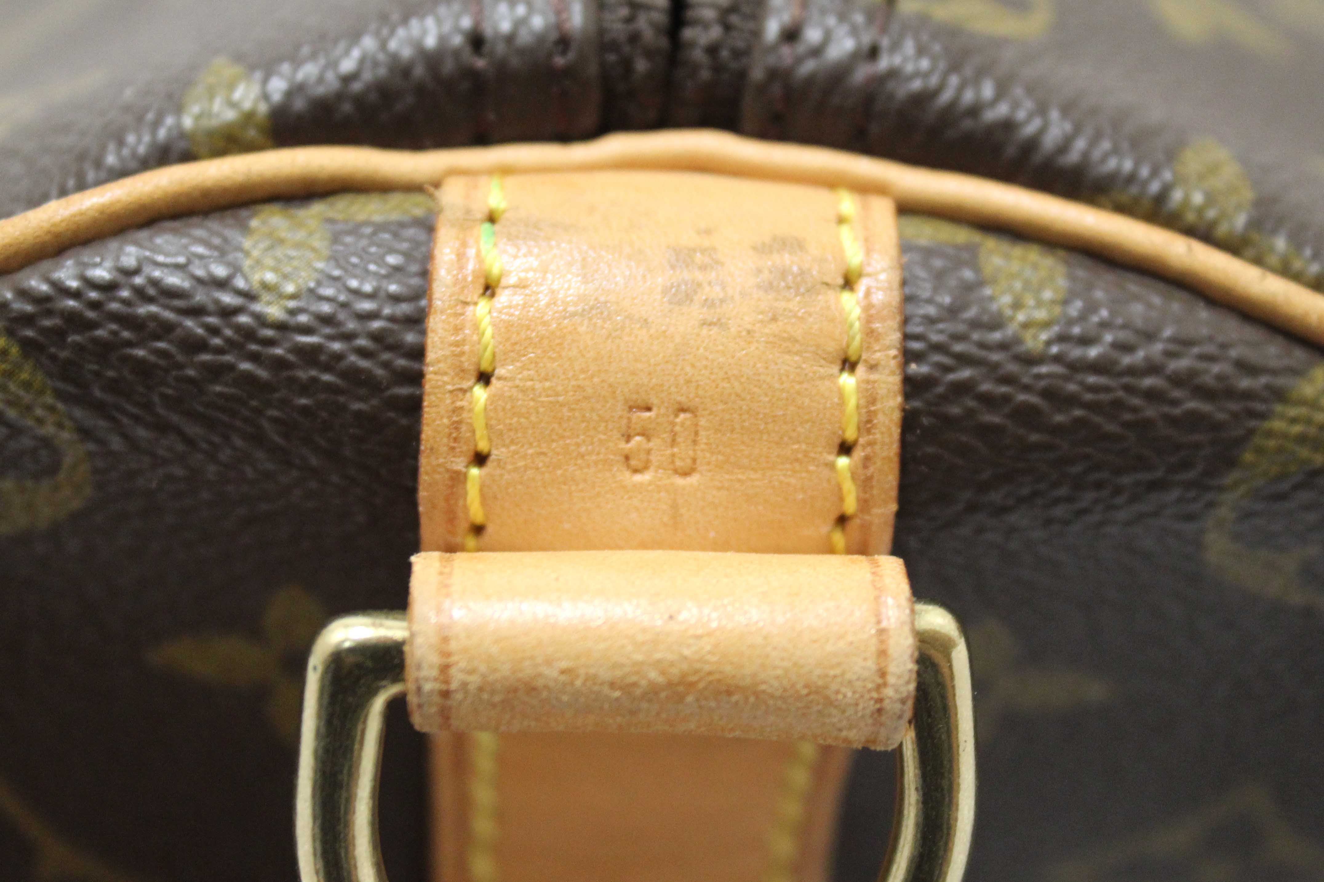 Authentic Louis Vuitton Classic Monogram Keepall 50 Travel Bag