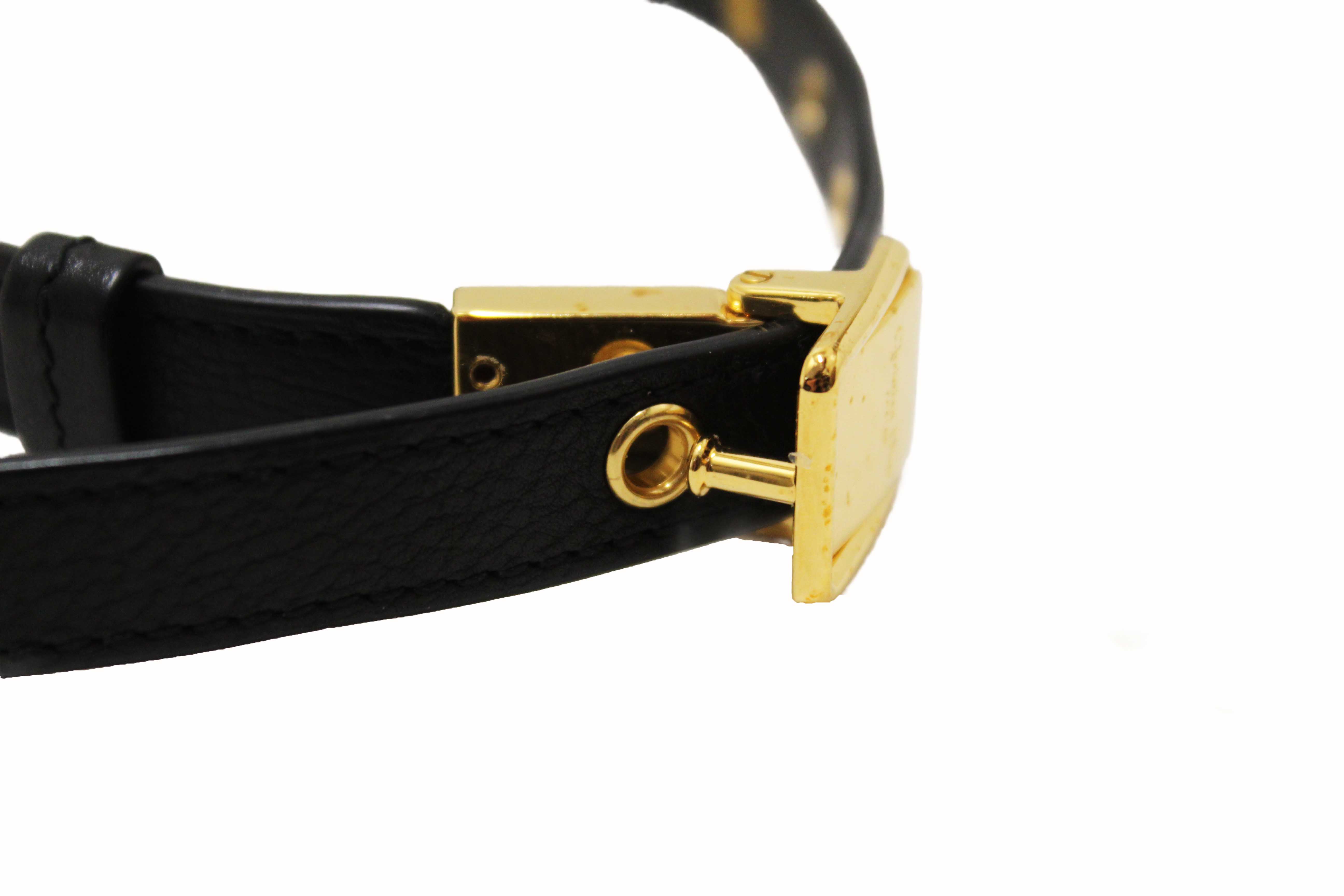 Authentic Christian Dior Black Macrocannage Caviar Leather Small Caro Shoulder Crossbody Bag