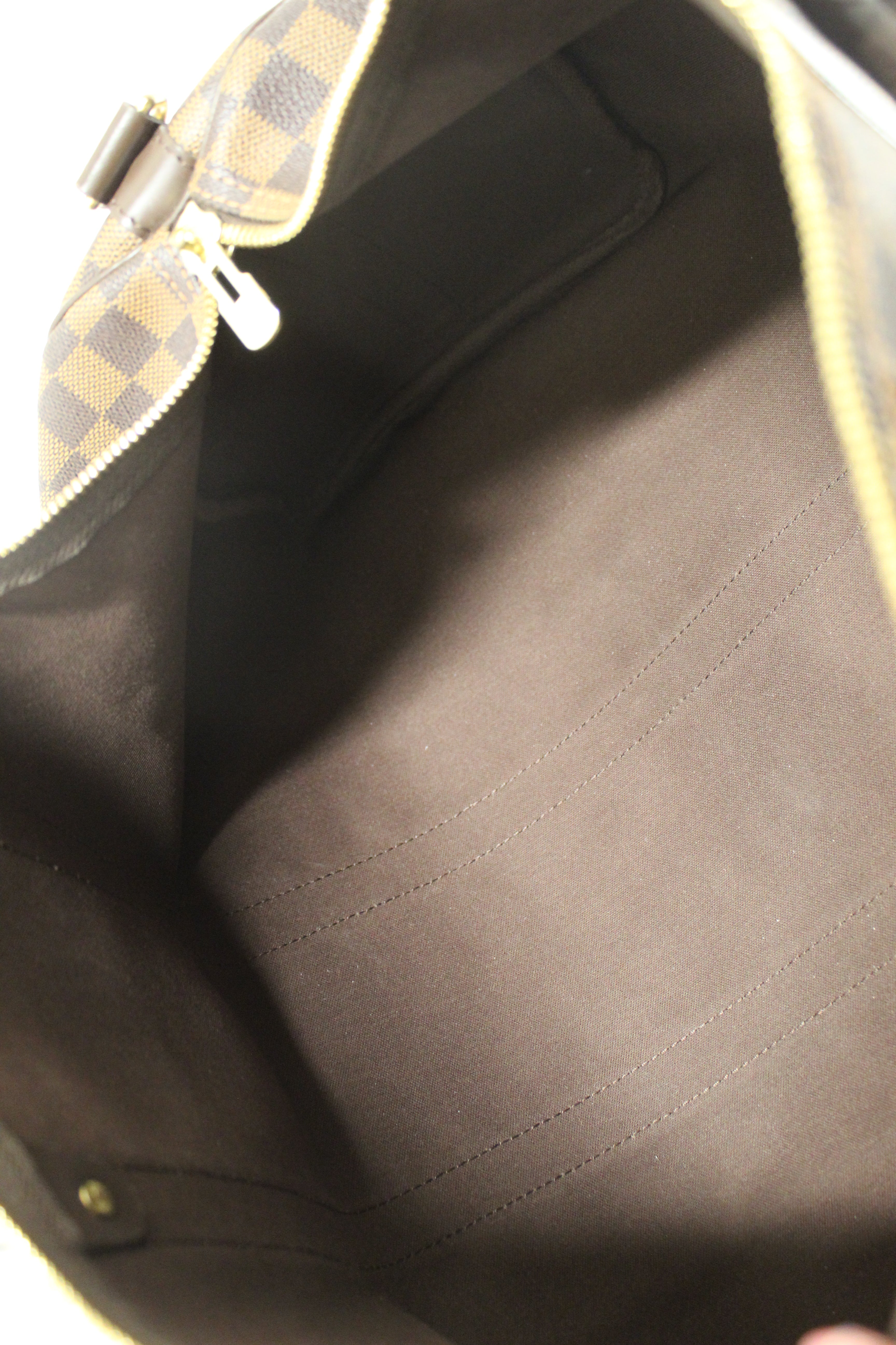 Authentic Louis Vuitton Damier Ebene Keepall Bandouliere 45 Travel Bag