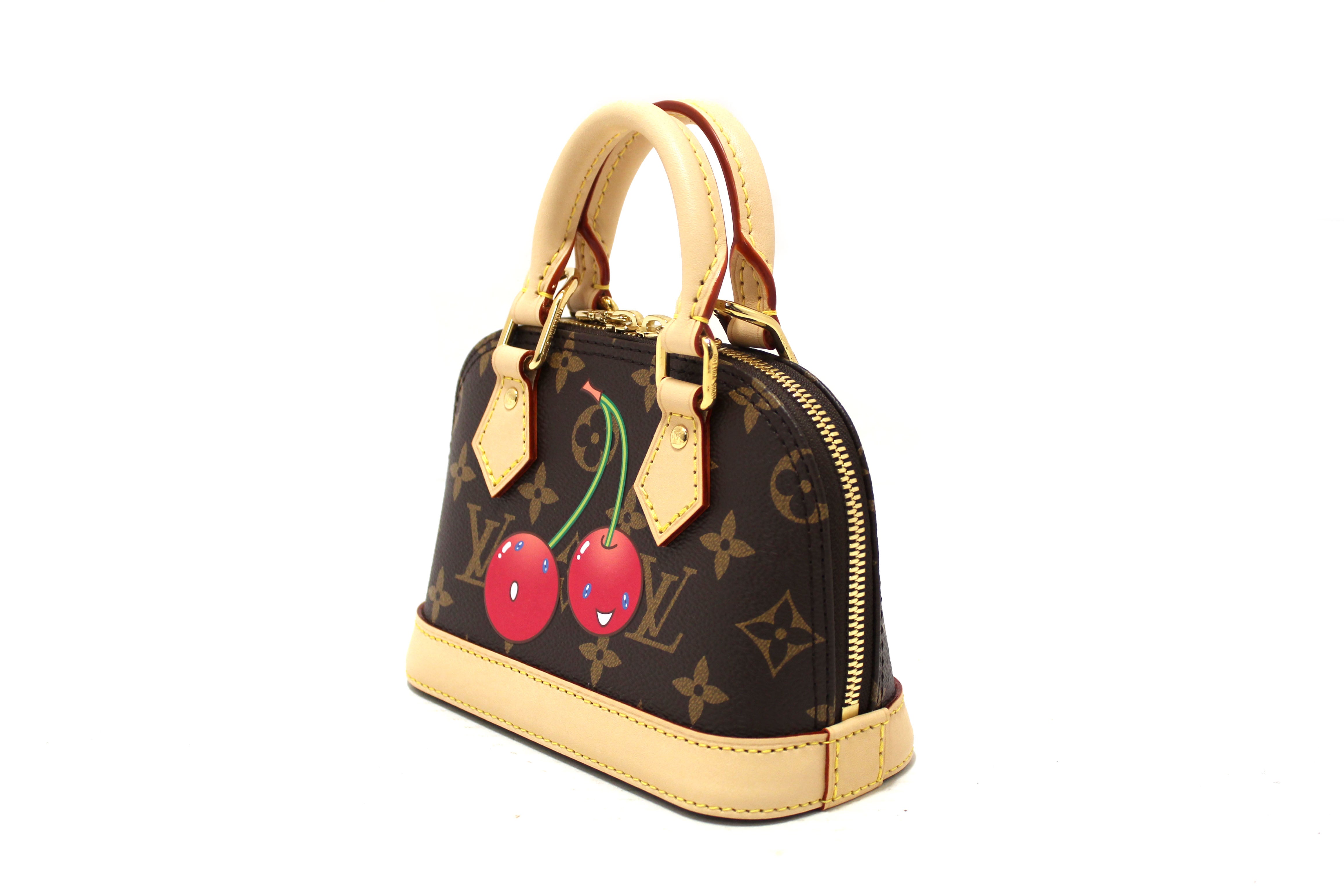 Authentic NEW Louis Vuitton LV x TM Cerise Nano Alma Hand and Crossbody Bag