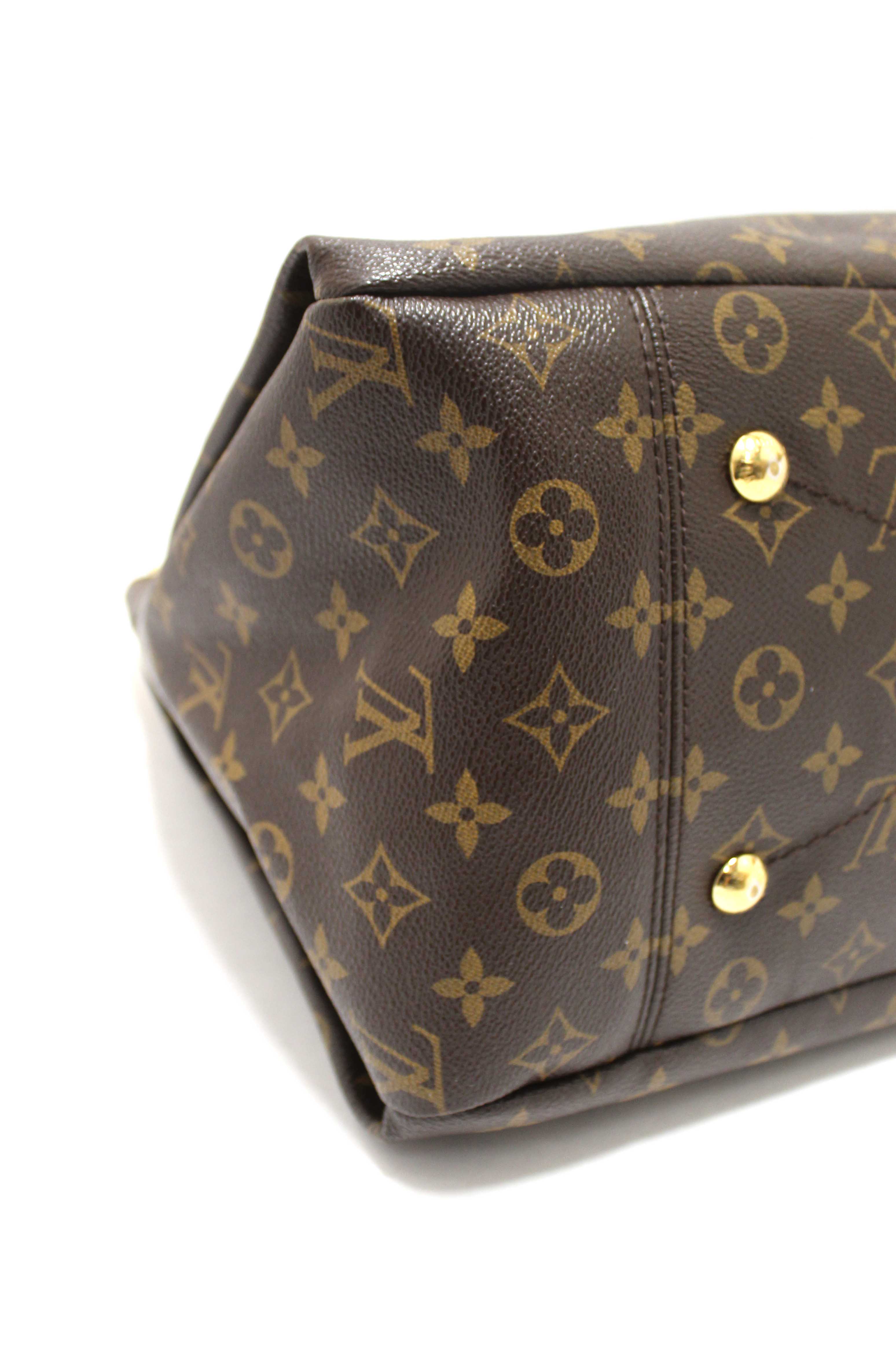 Authentic Louis Vuitton Classic Monogram Canvas Artsy MM Shoulder Bag