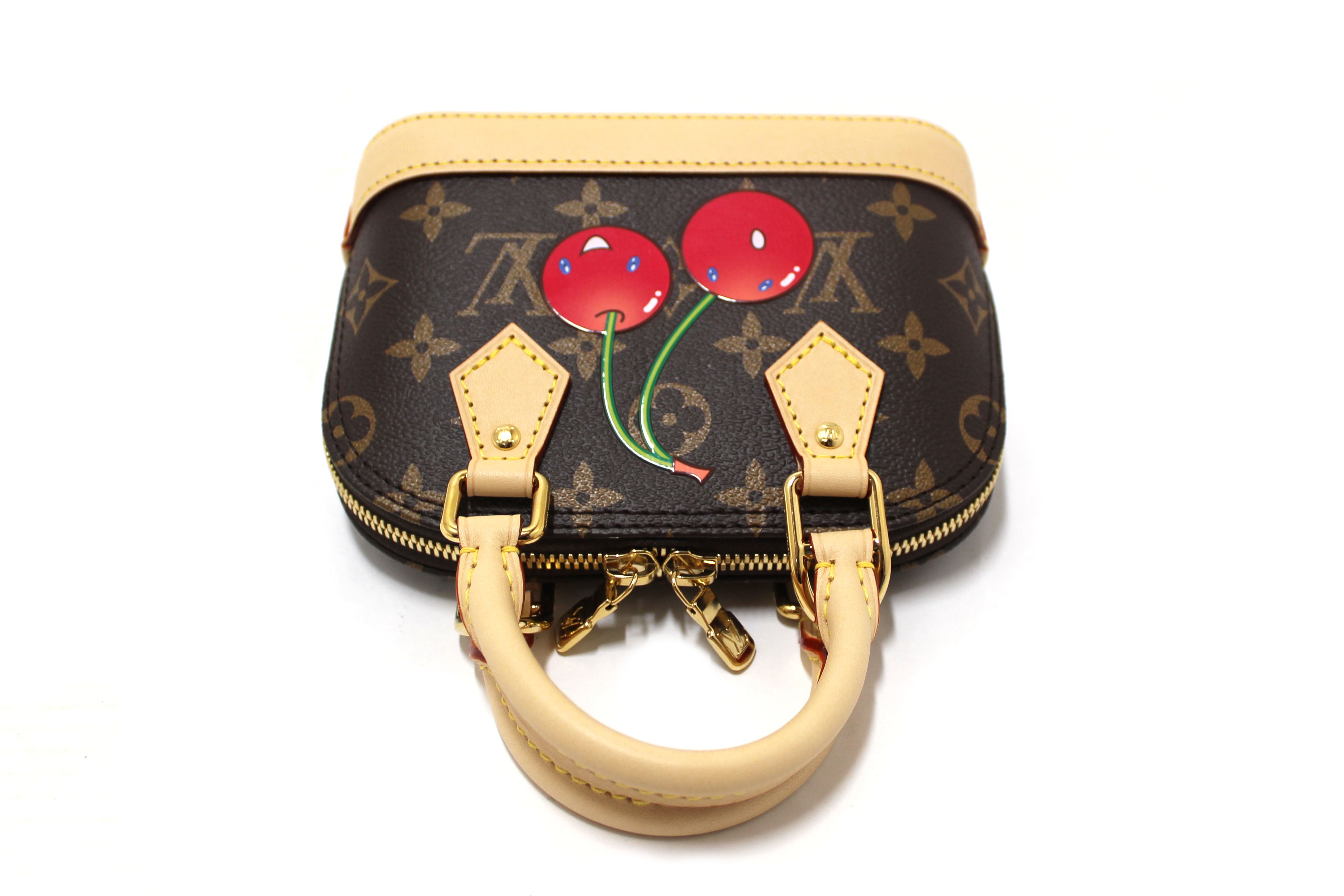 Authentic NEW Louis Vuitton LV x TM Cerise Nano Alma Hand and Crossbody Bag