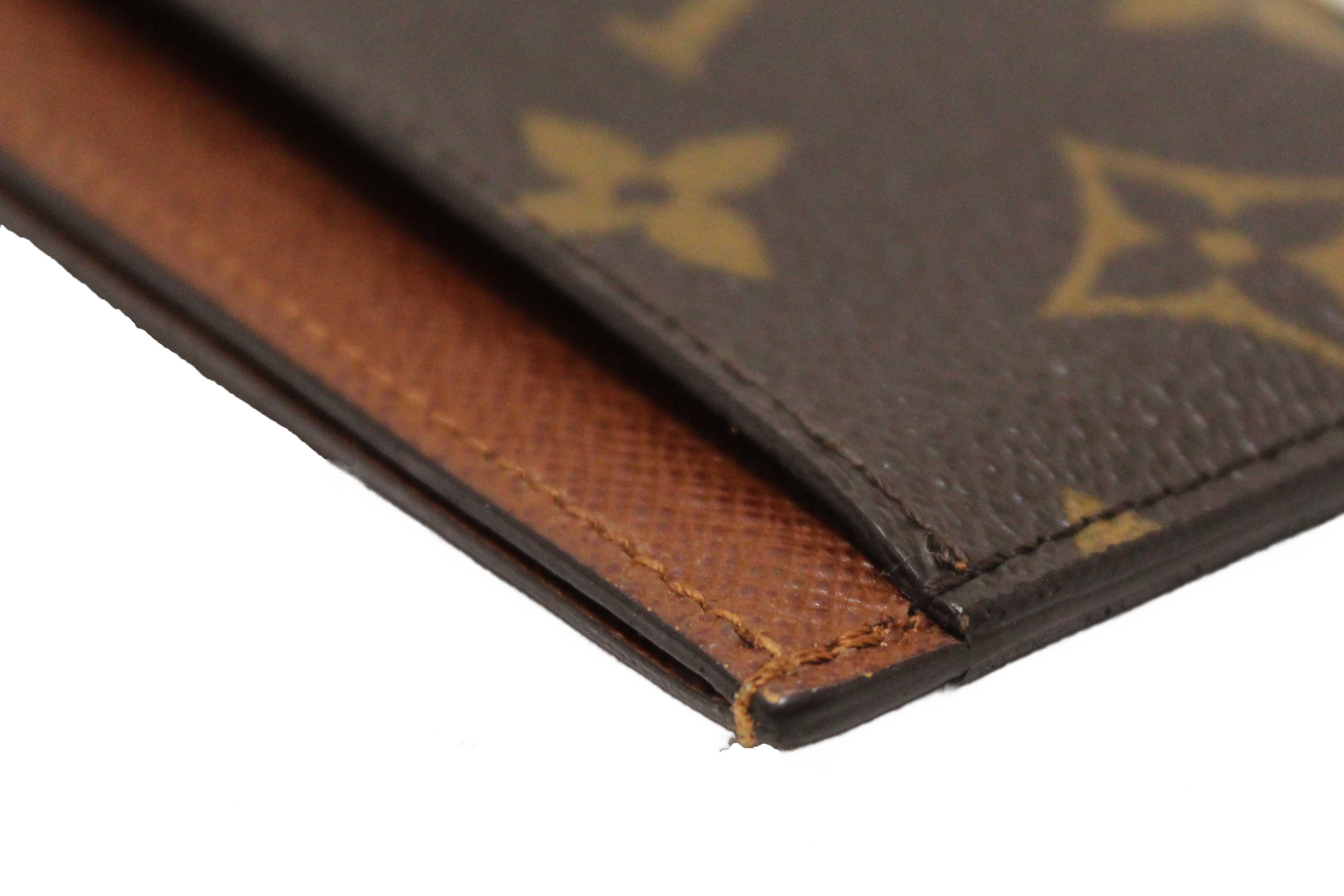 Authentic Louis Vuitton Classic Monogram Canvas Card Holder
