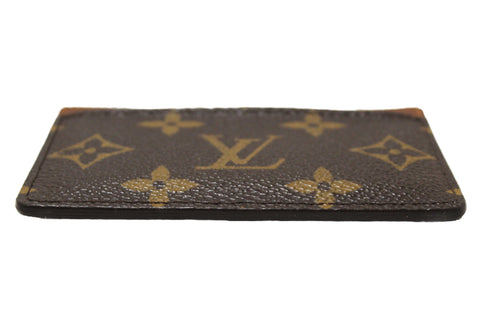 Authentic Louis Vuitton Classic Monogram Canvas Card Holder