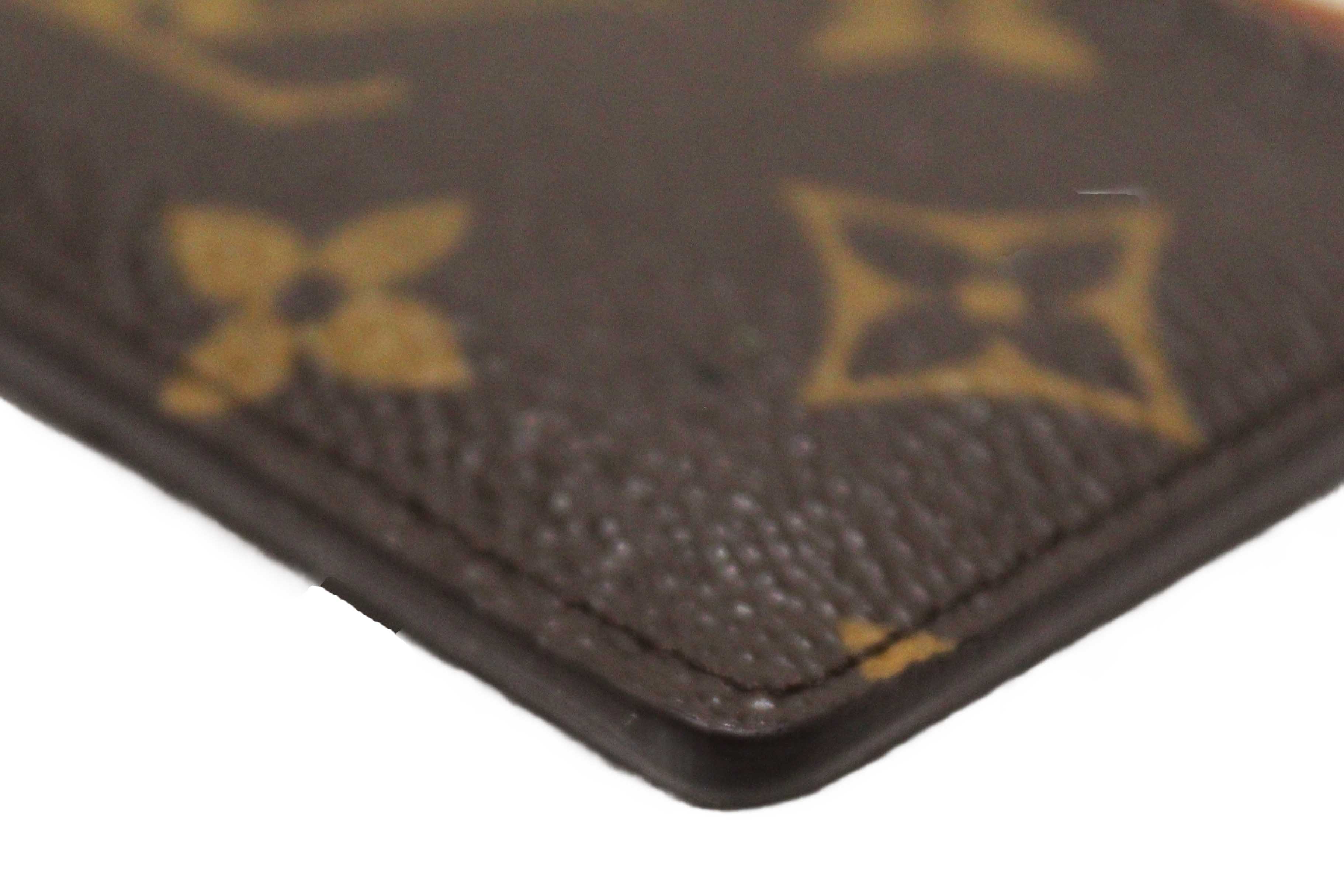 Authentic Louis Vuitton Classic Monogram Canvas Card Holder