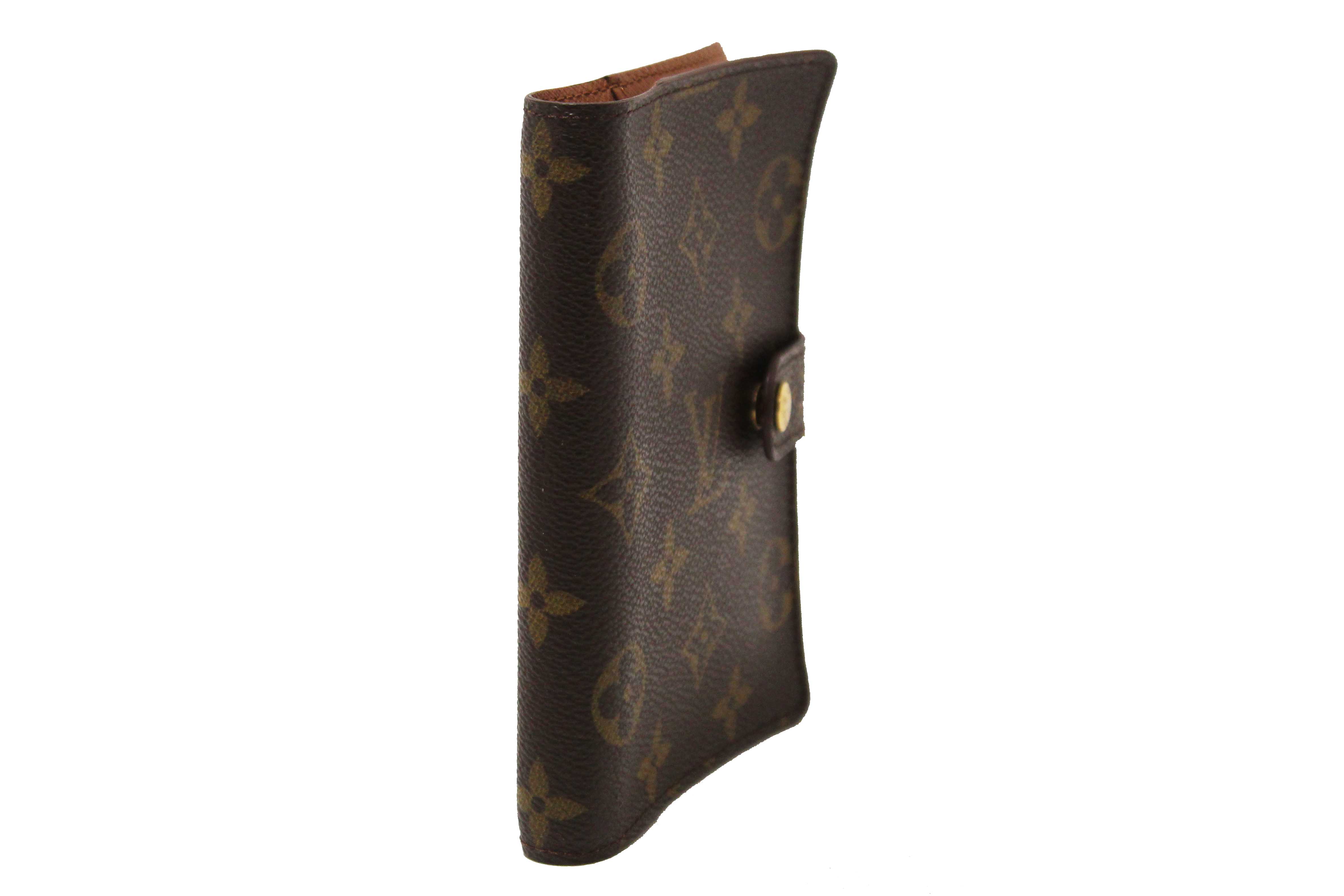 Authentic Louis Vuitton Monogram Canvas Medium Ring Agenda Cover