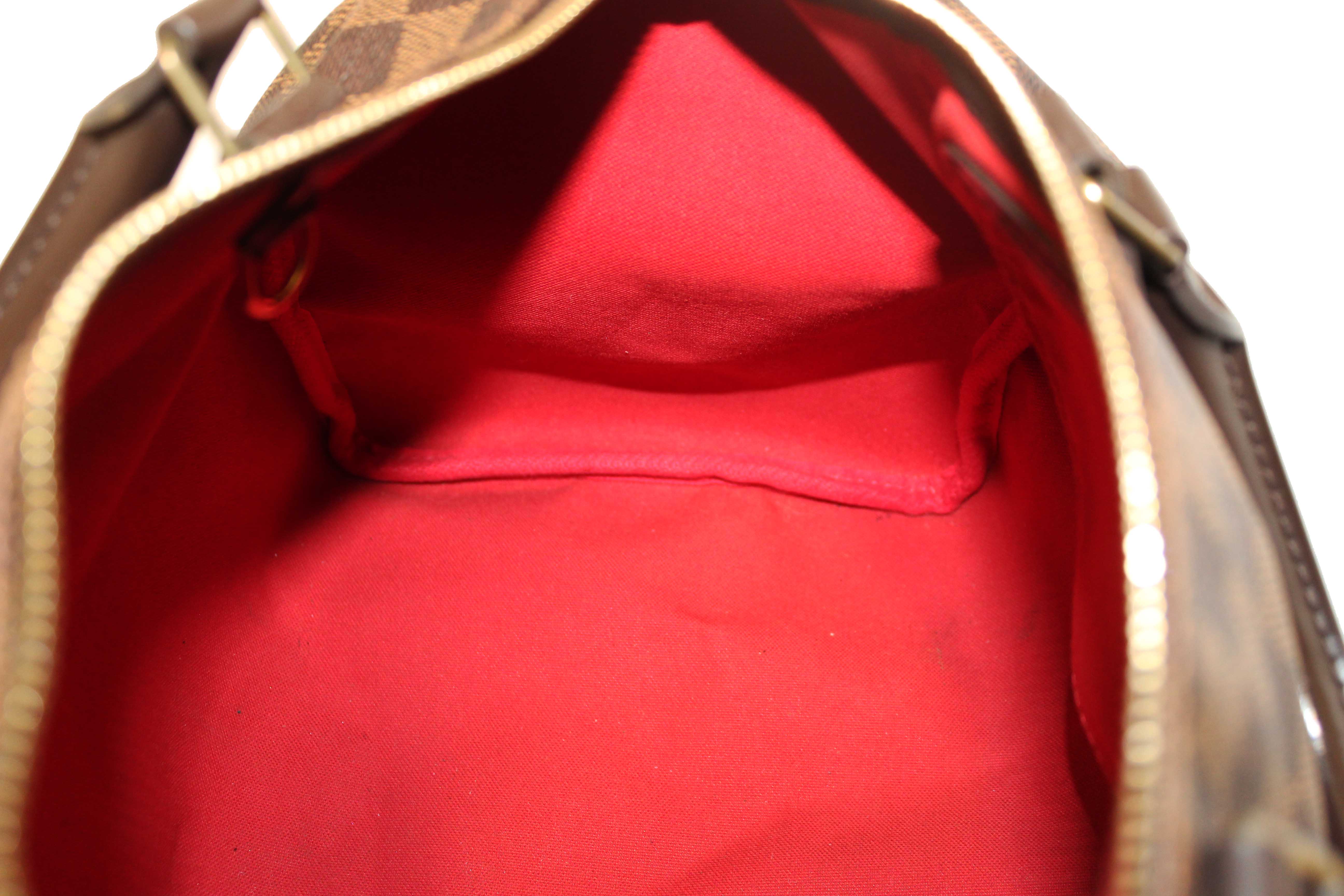 Authentic Louis Vuitton Damier Ebene Speedy 30 Handbag