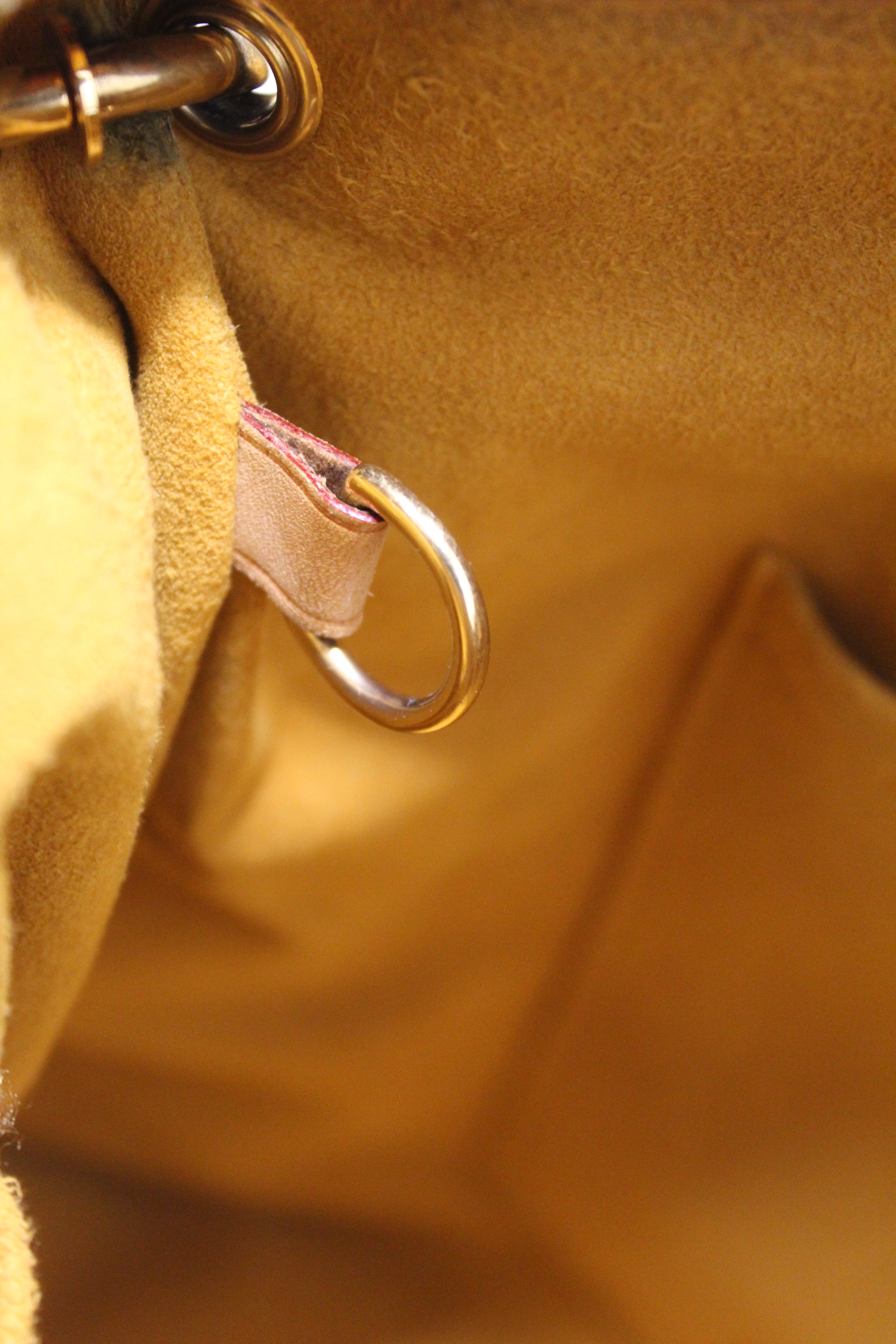 Authentic Louis Vuitton Classic Monogram with Safran Leather Pallas MM Handbag