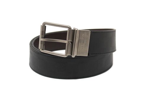 Authentic Louis Vuitton Men's Damier Infiniti Reversible Black/Brown Belt 90