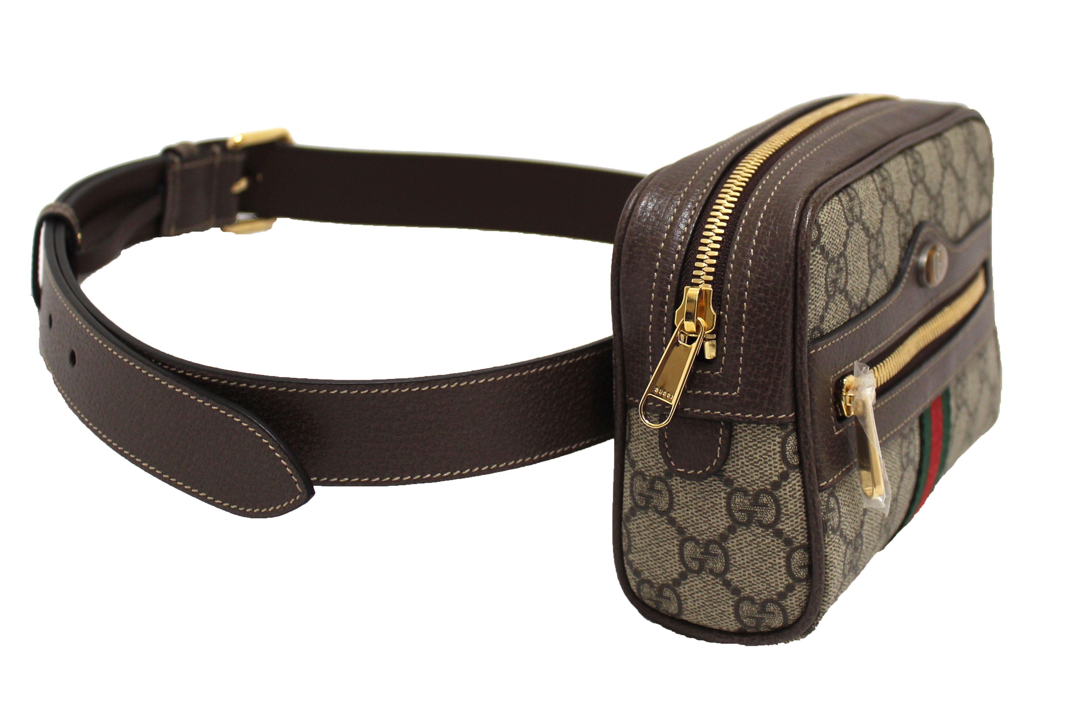 Authentic NEW Gucci Ophidia GG Supreme Canvas Belt Bag 517076