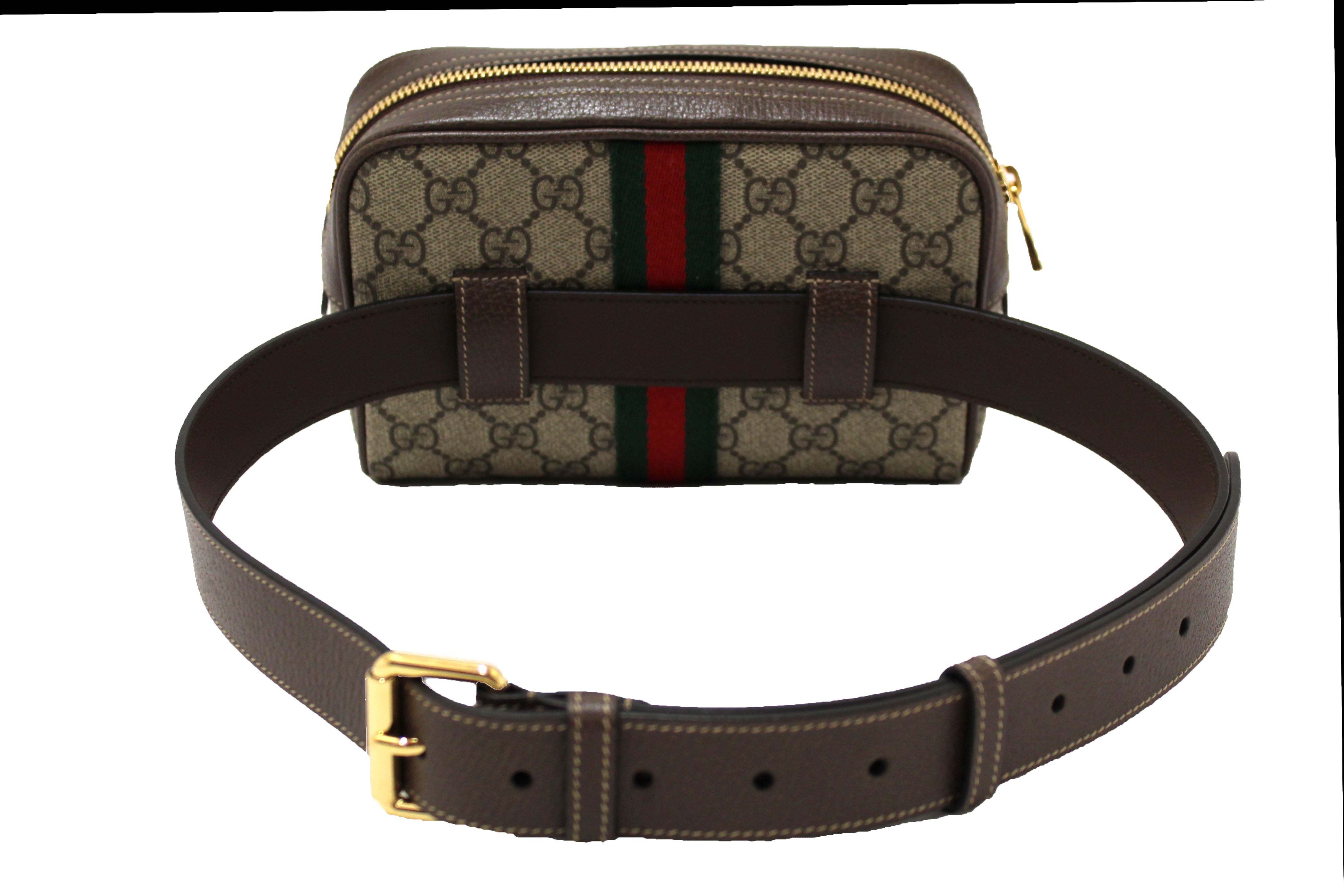 Authentic NEW Gucci Ophidia GG Supreme Canvas Belt Bag 517076