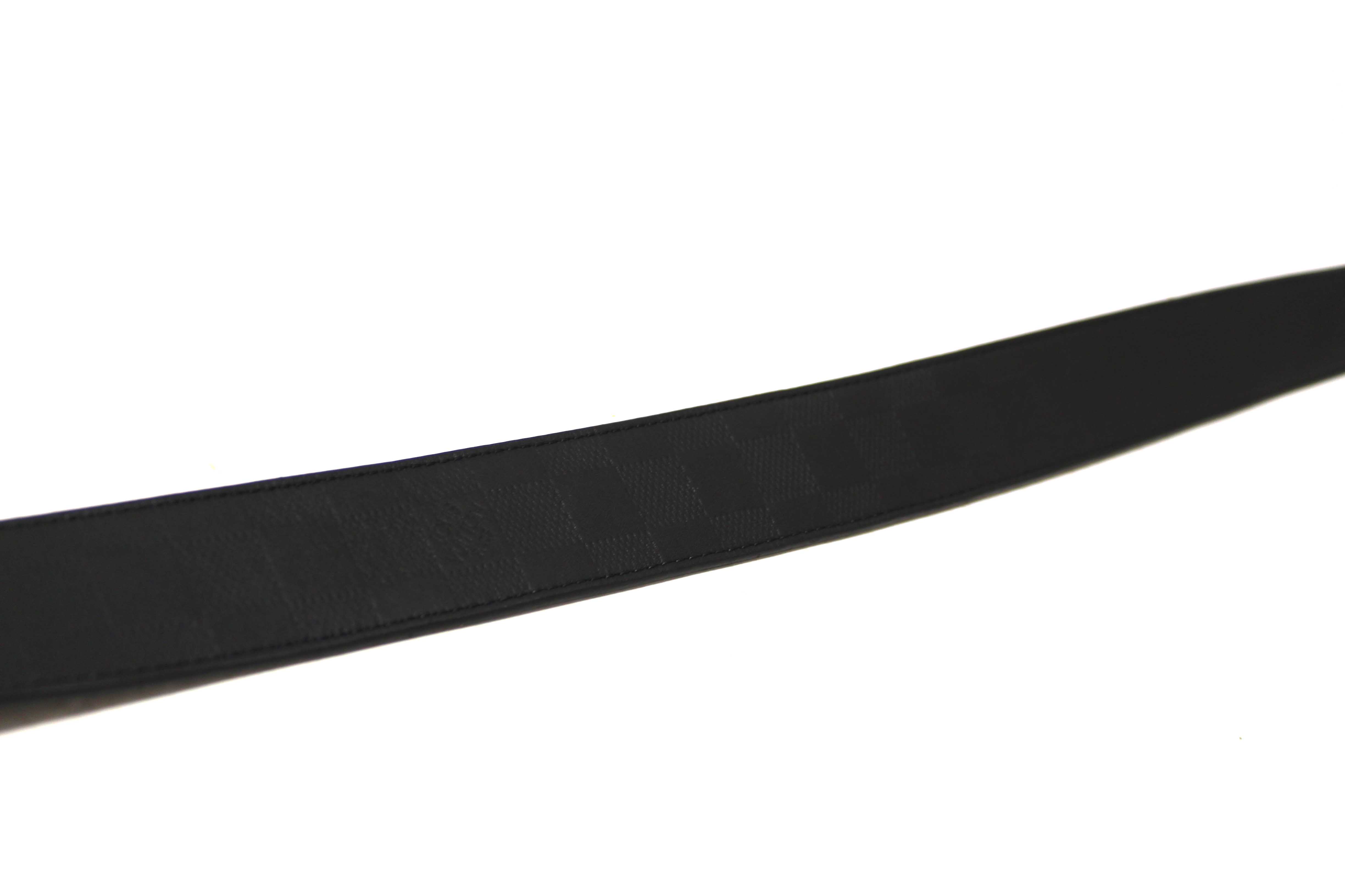 Authentic Louis Vuitton Men's Damier Infiniti Reversible Black/Brown Belt 90