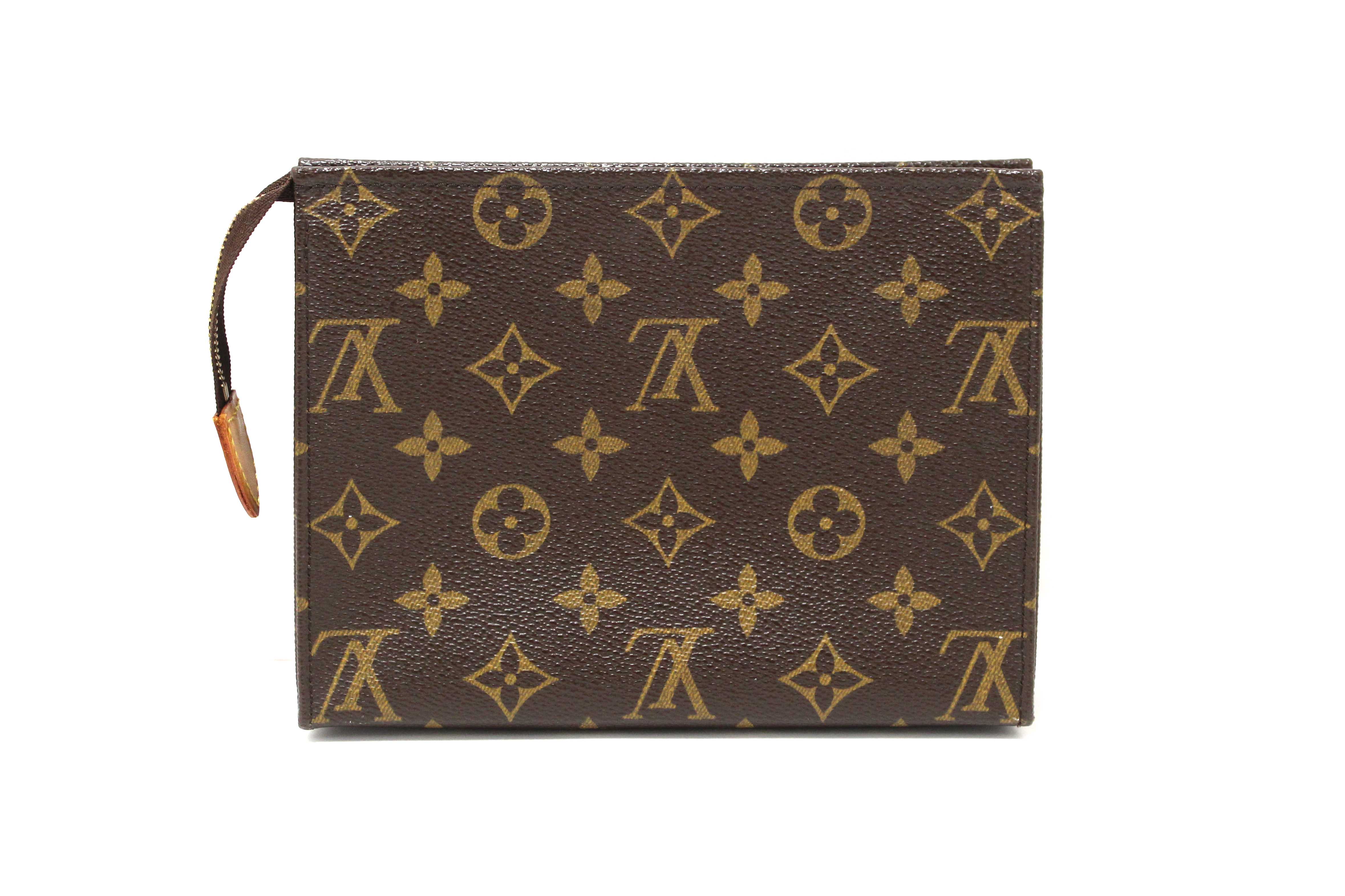 Authentic Louis Vuitton Classic Monogram Toiletry Pouch