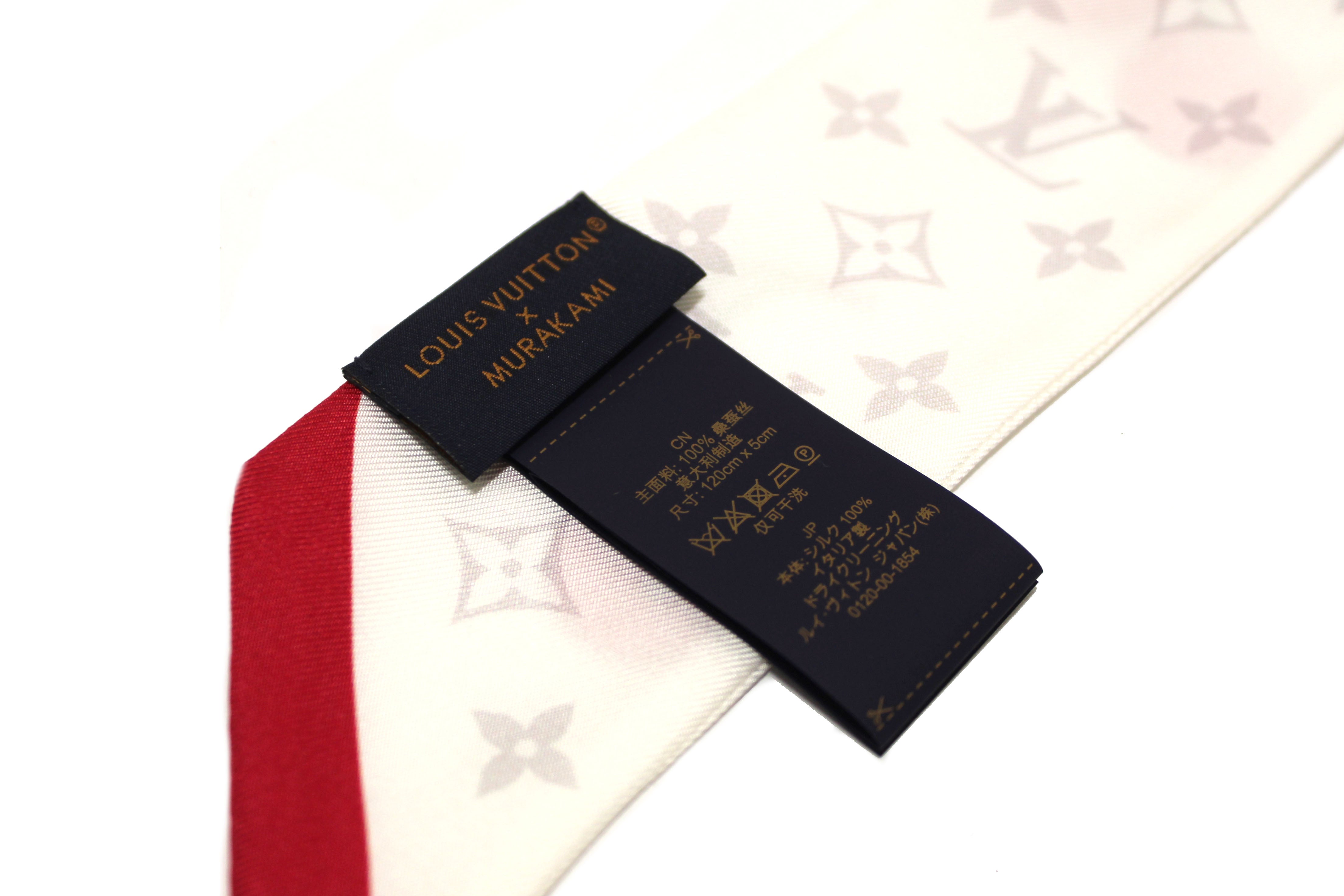Authentic NEW Louis Vuitton White LV x TM Cerise Twilly Bandeau