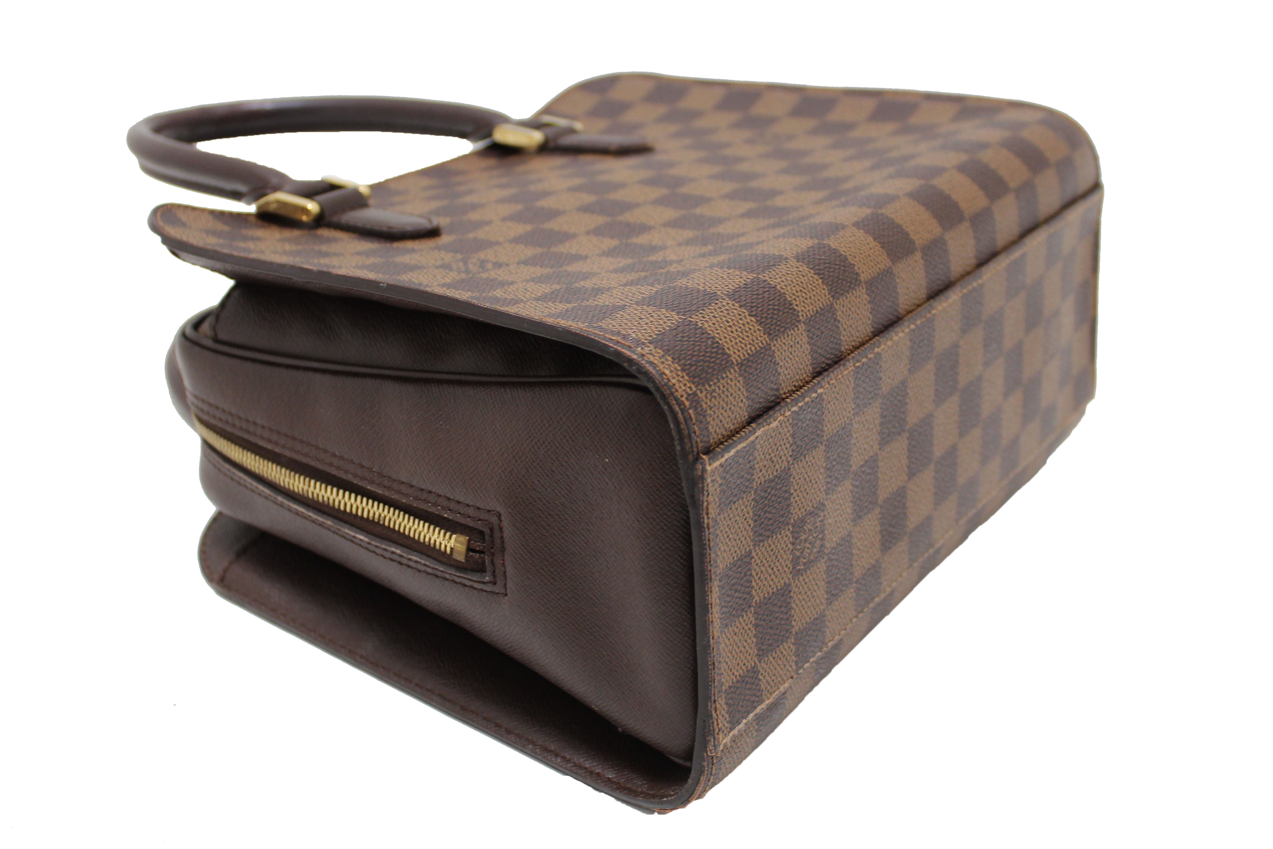 Brown Louis Vuitton Damier Ebene Triana Handbag – Designer Revival