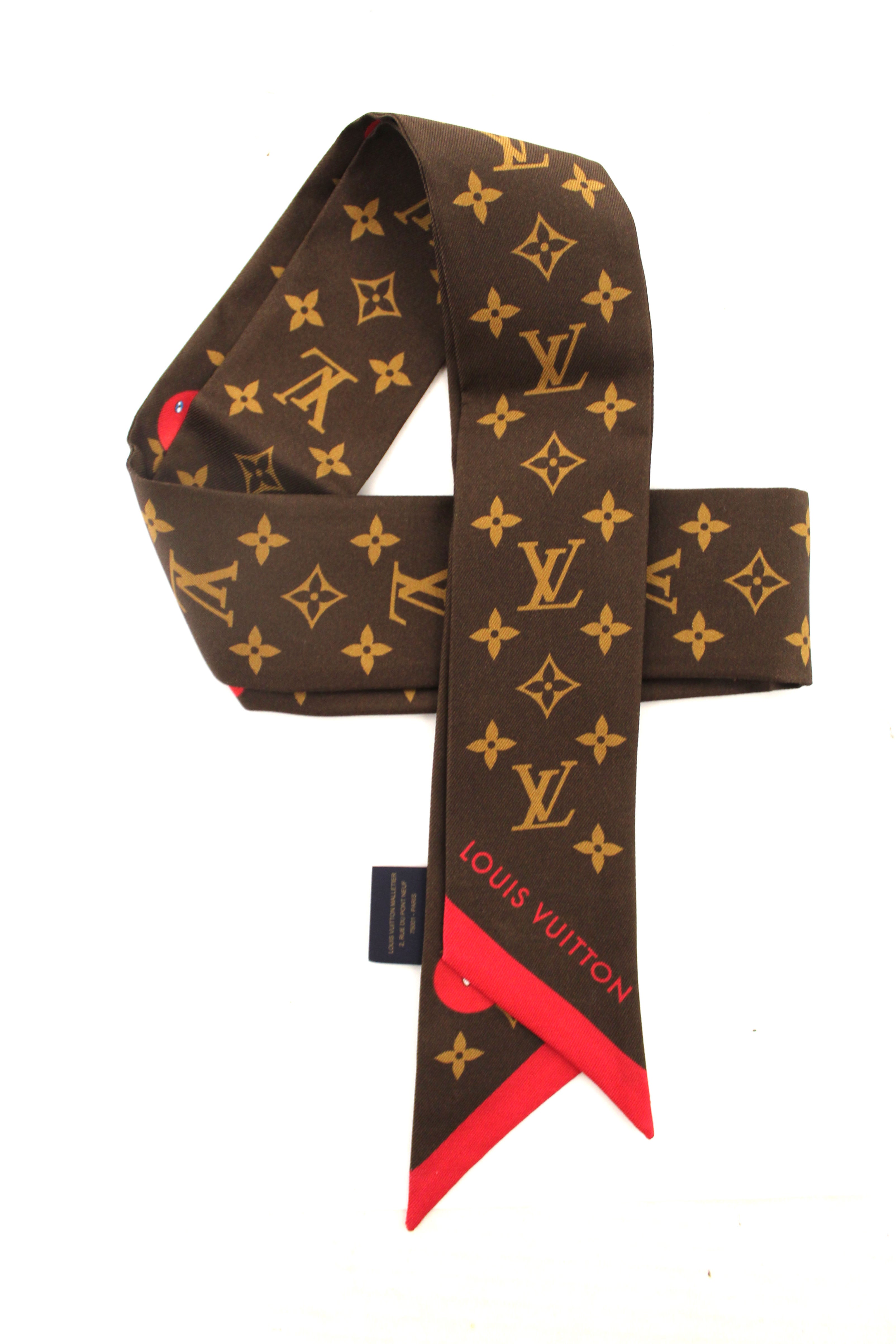 Authentic NEW Louis Vuitton Brown LV x TM Cerise Twilly Bandeau