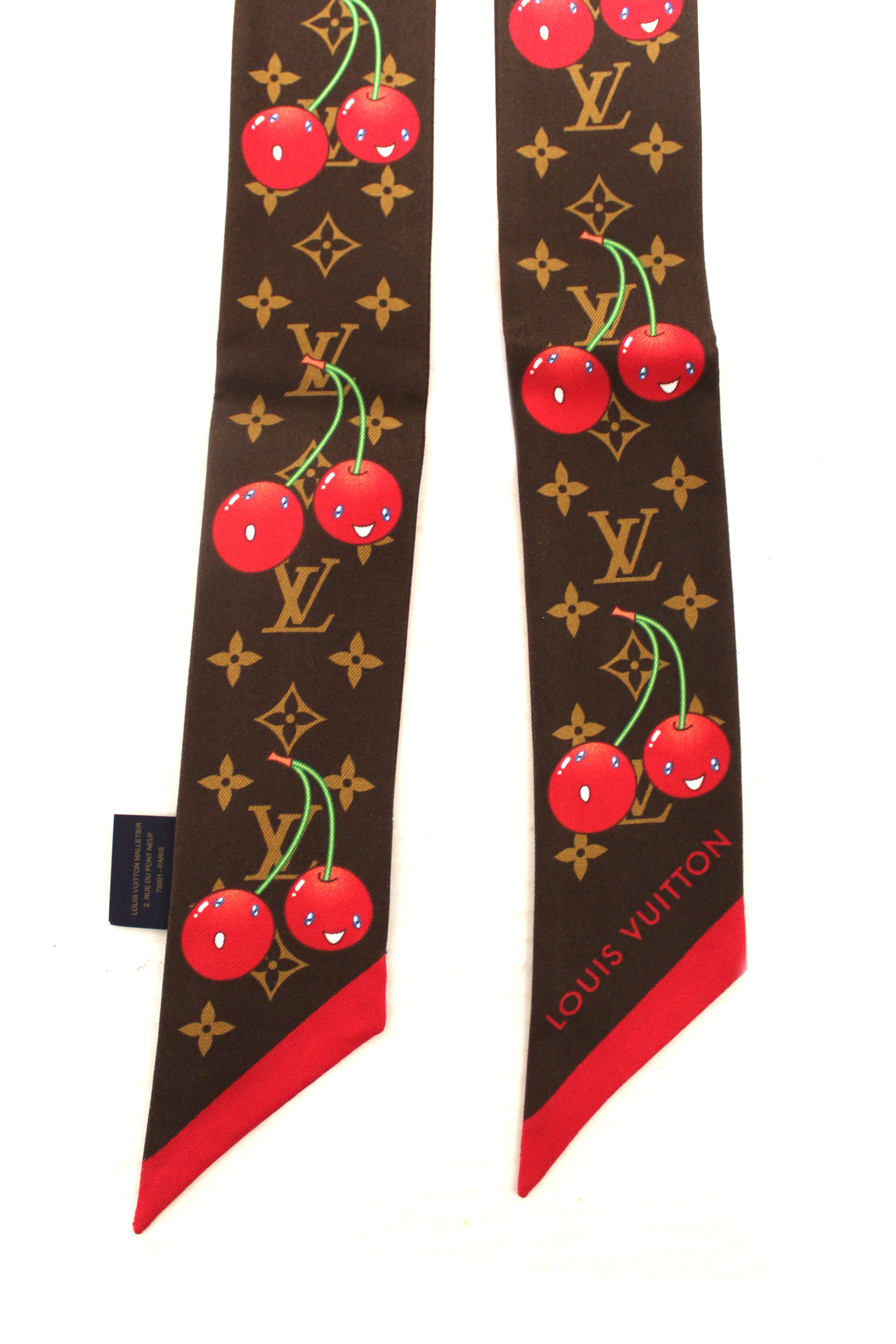 Authentic NEW Louis Vuitton Brown LV x TM Cerise Twilly Bandeau