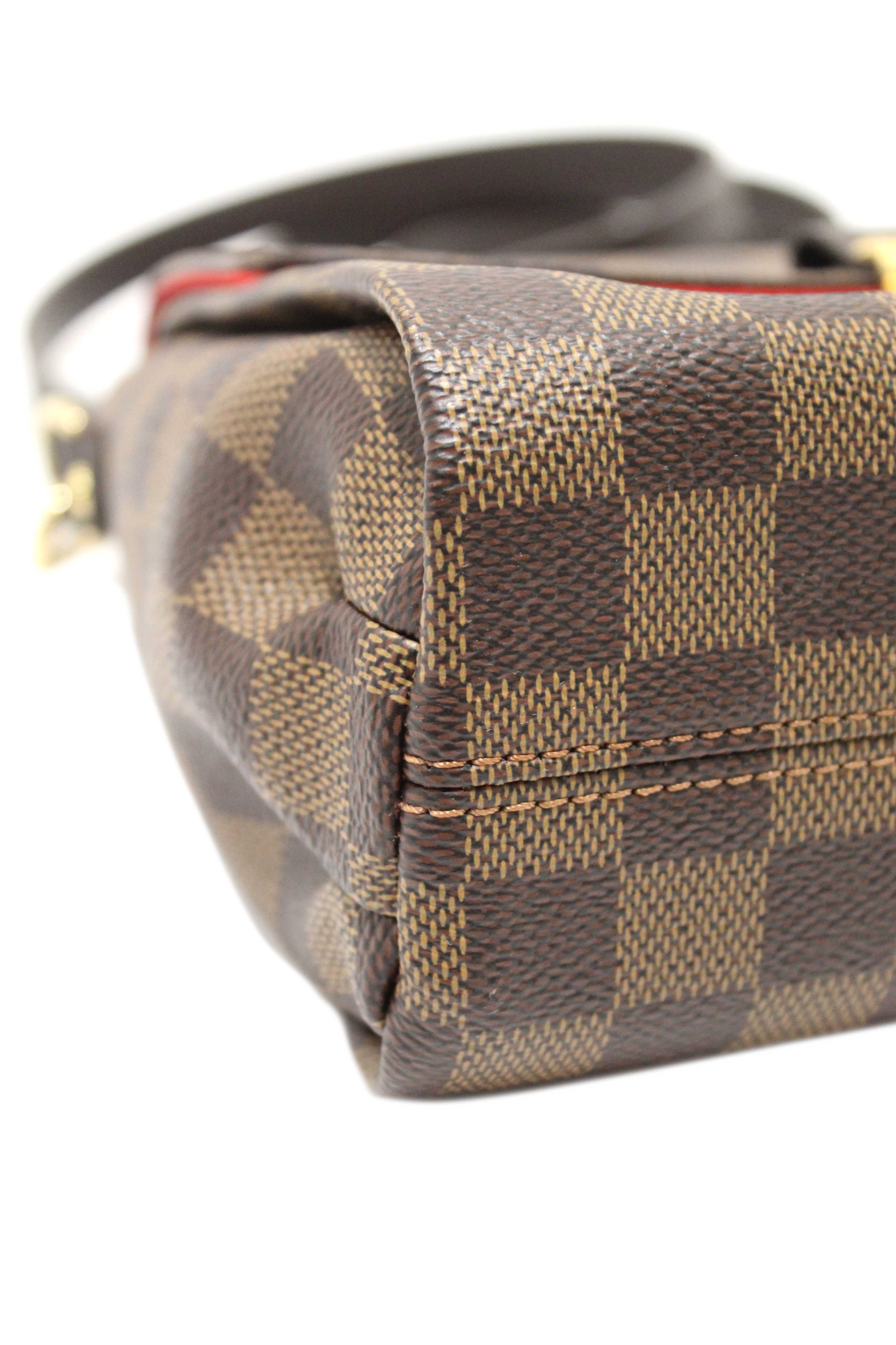 Authentic Louis Vuitton Damier Ebene Croisette Handbag/Messenger Bag