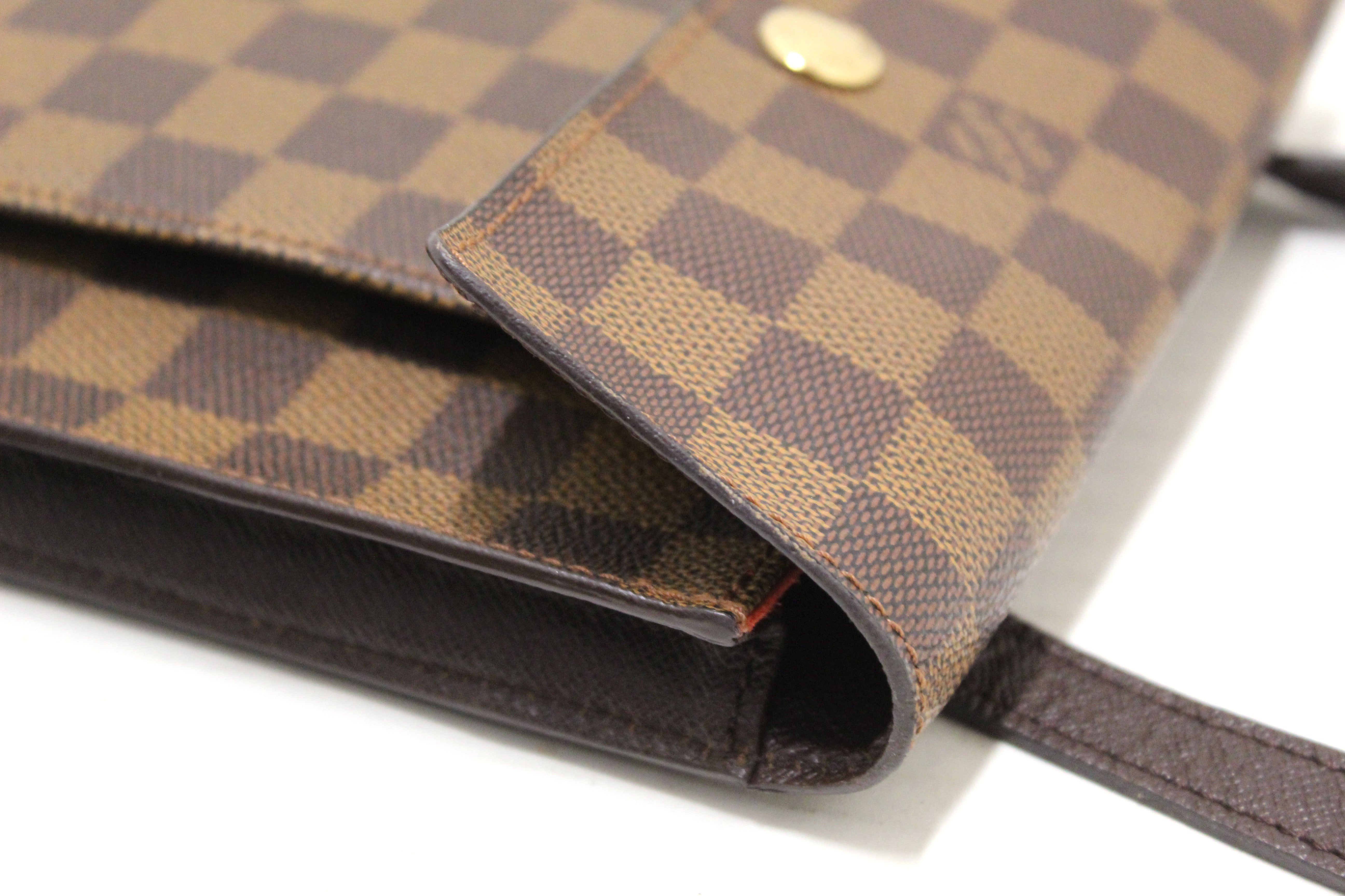 Authentic Louis Vuitton Damier Ebene Pimlico Messenger Bag