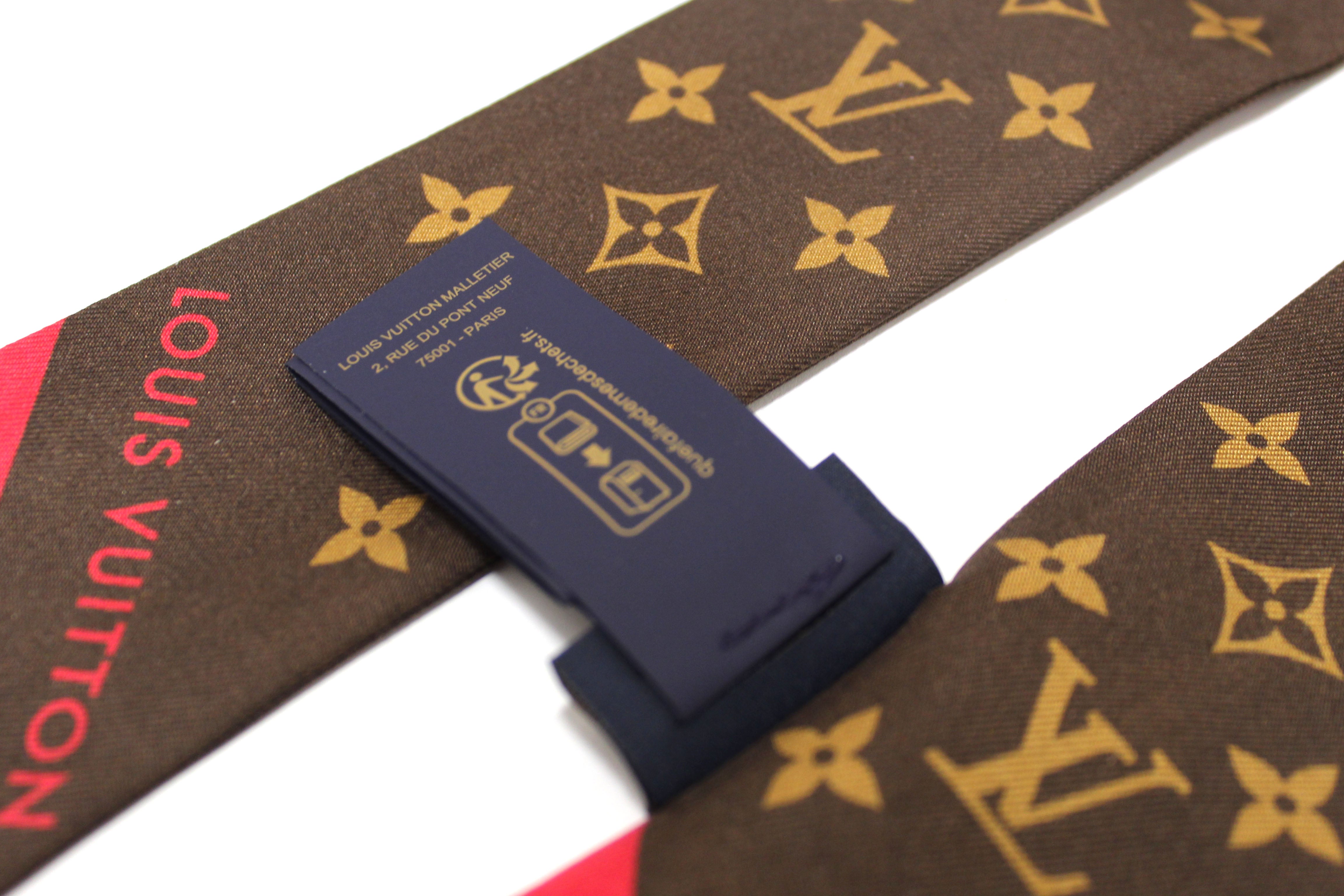 Authentic NEW Louis Vuitton Brown LV x TM Cerise Twilly Bandeau