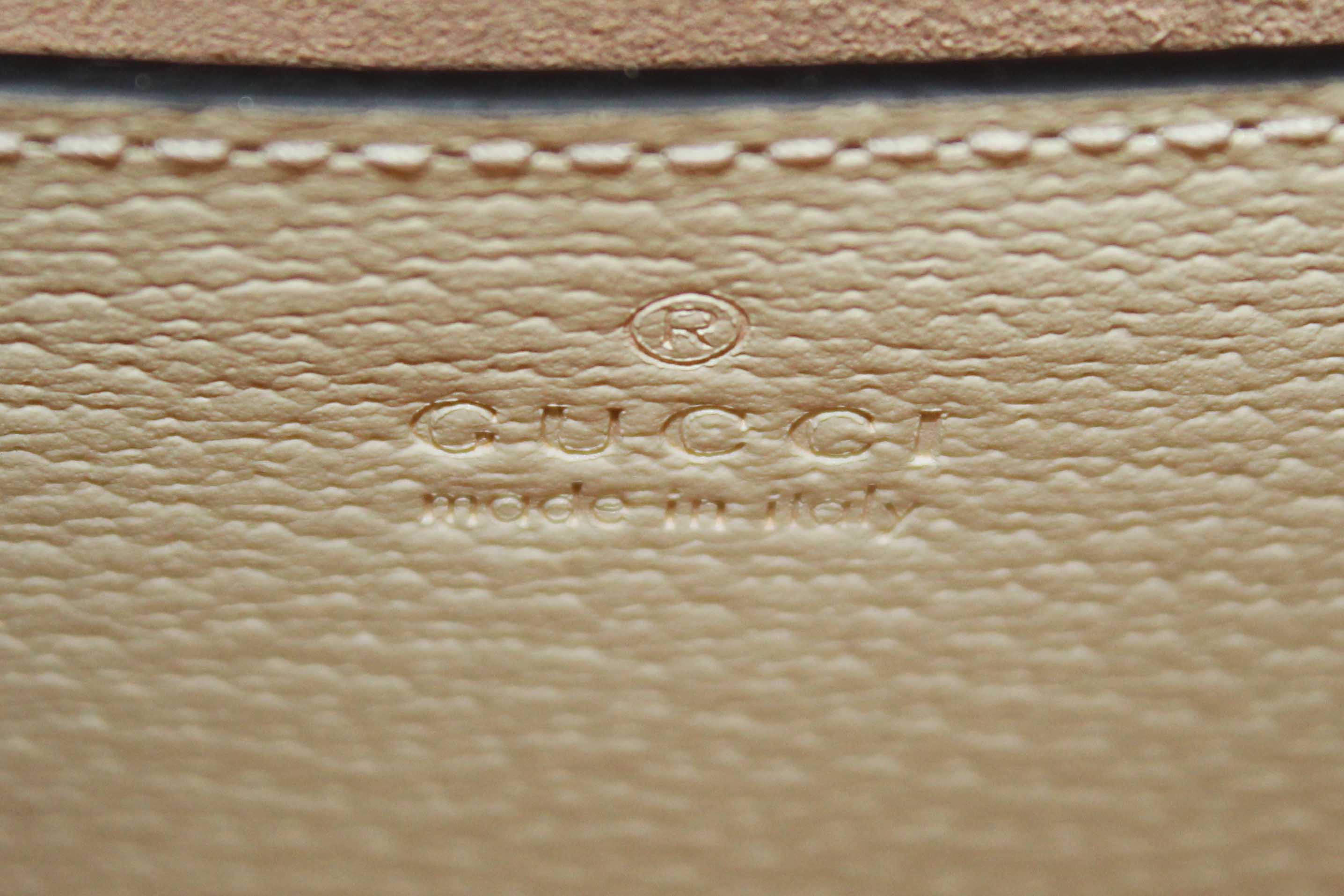 Authentic NEW Gucci White Leather Diana Small Tote Bag 702732
