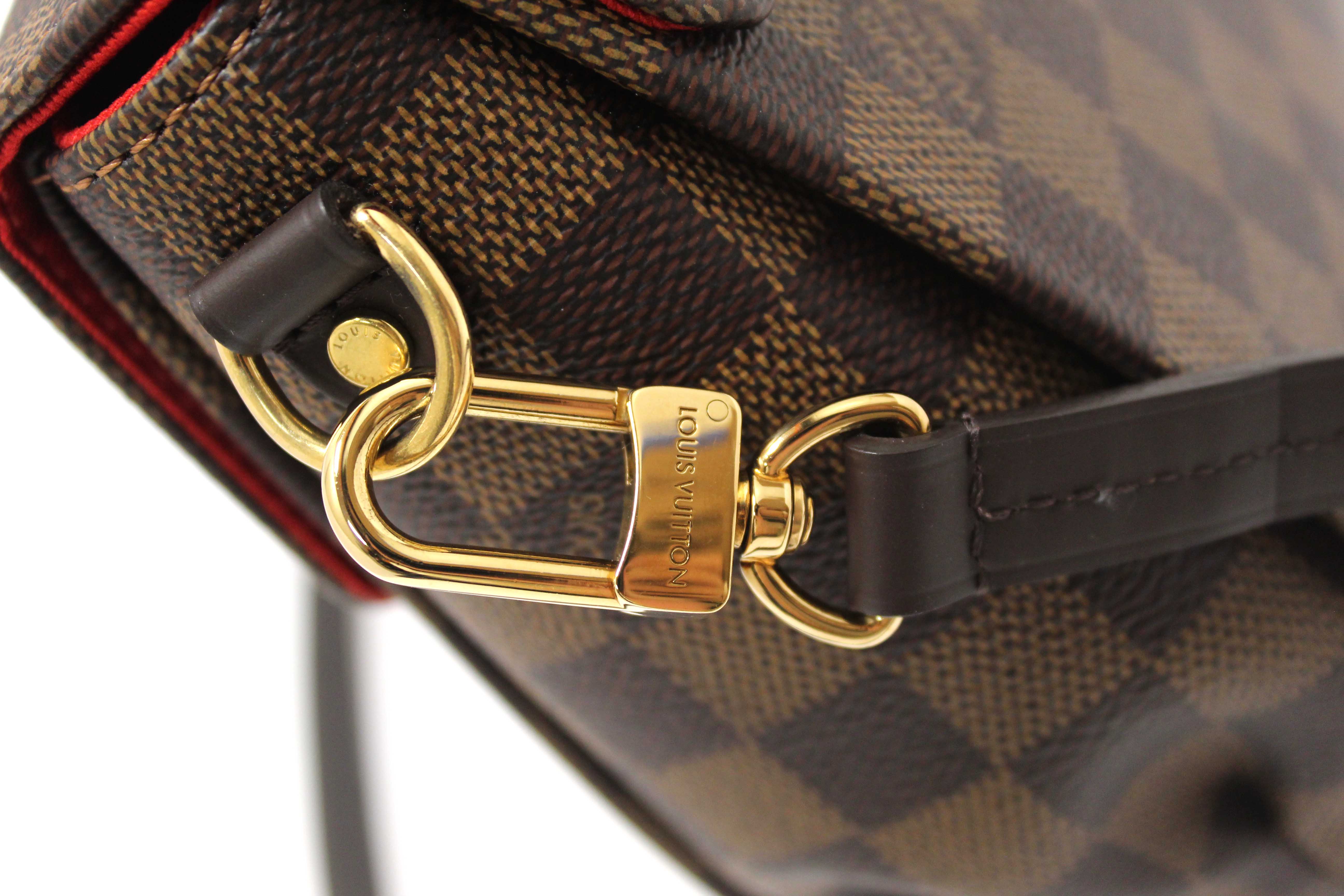 Authentic Louis Vuitton Damier Ebene Croisette Handbag/Messenger Bag